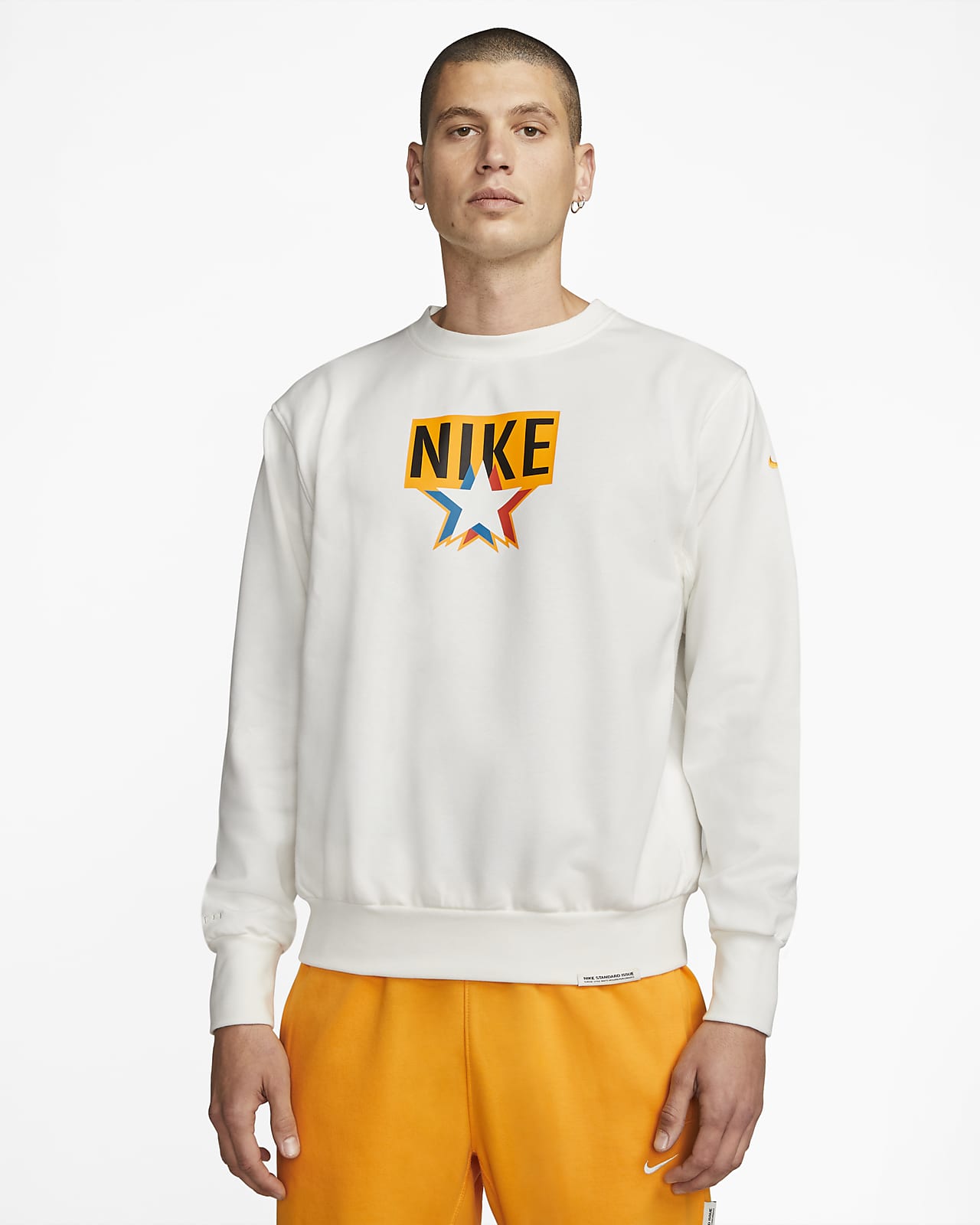 nike men's standard issue basketball crew sweatshirt
