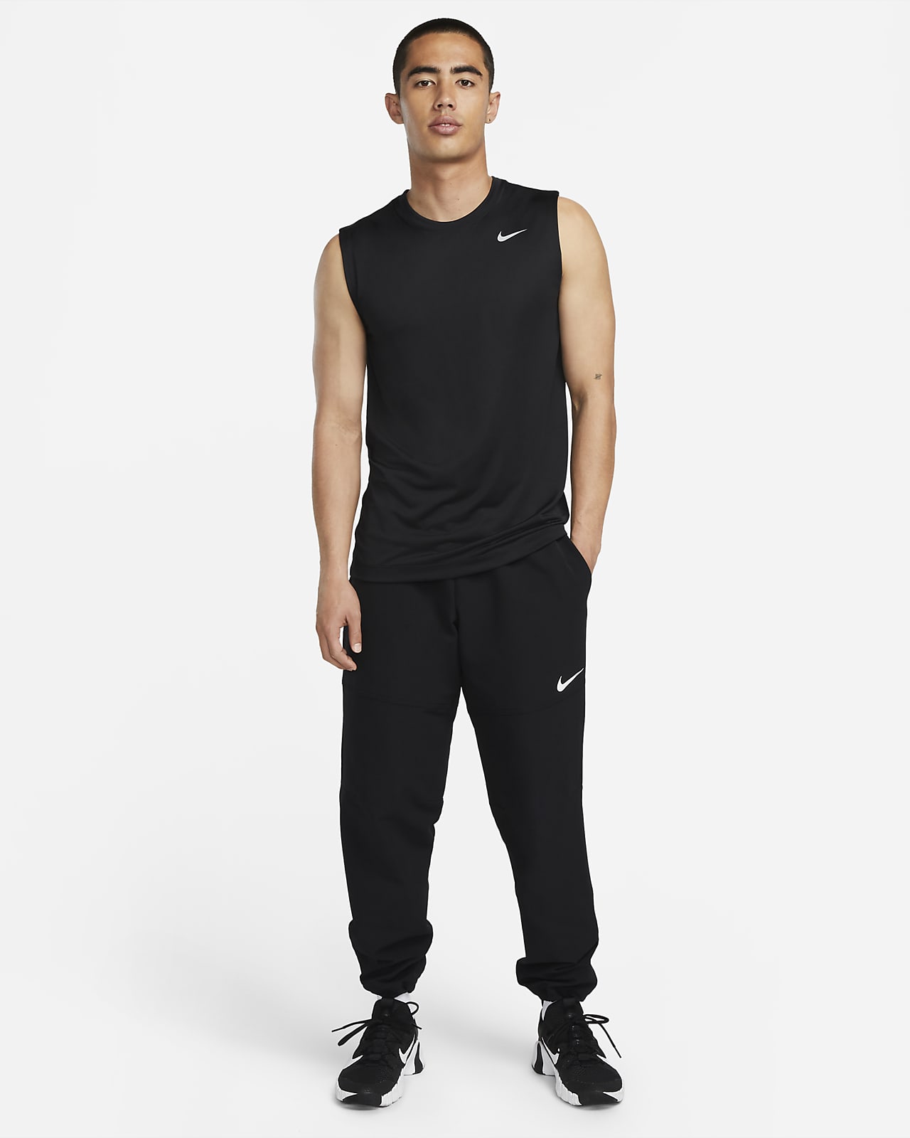Men's Nike Pro Grey training tank top