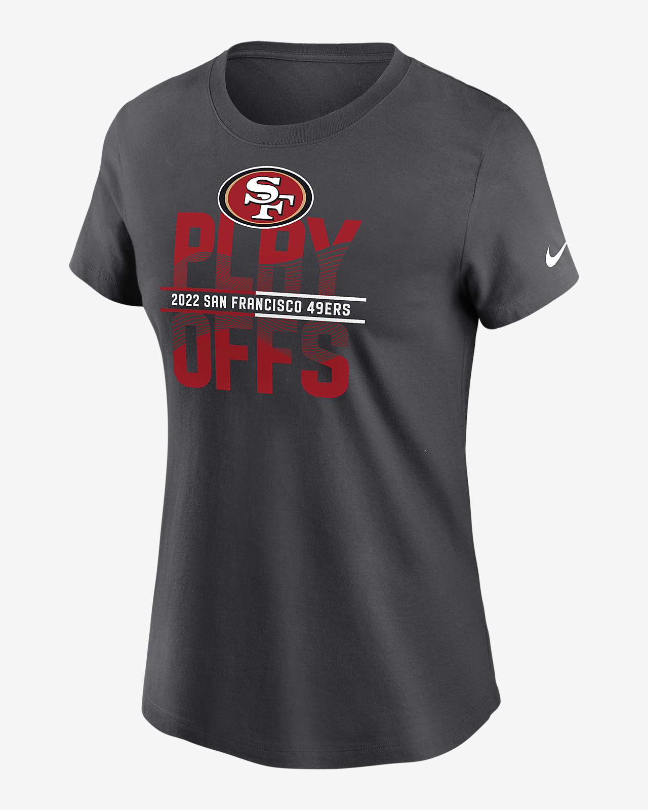 Nike 2022 NFL Playoffs Iconic (NFL San Francisco 49ers) Women's T-Shirt.