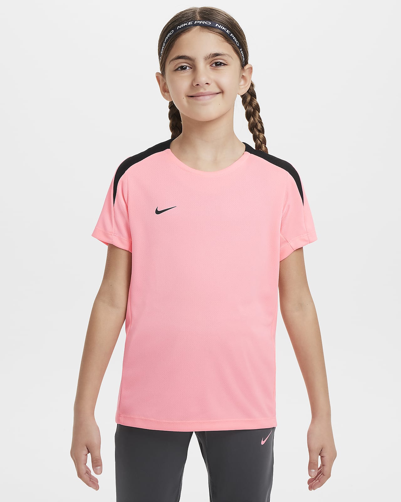 Fotbalové tričko Nike Dri-FIT Strike s krátkým rukávem pro větší děti
