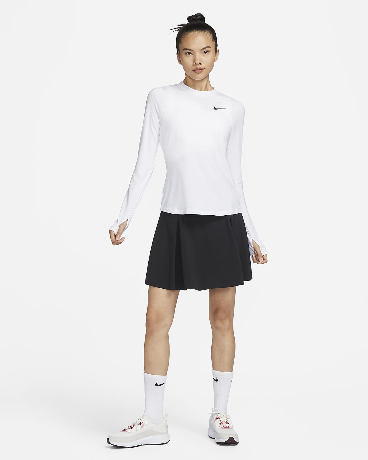 Nike Women's Dri-Fit UV Victory Gingham Golf Joggers DA3151-010 Size Medium