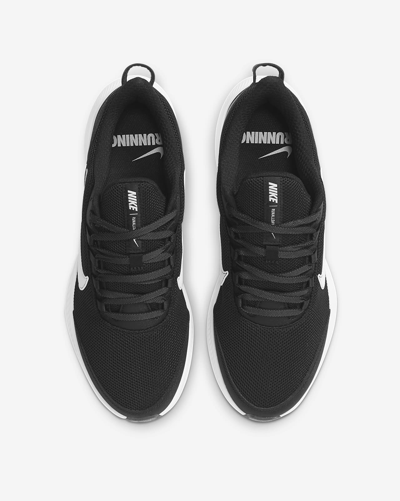 all black nike shoes running