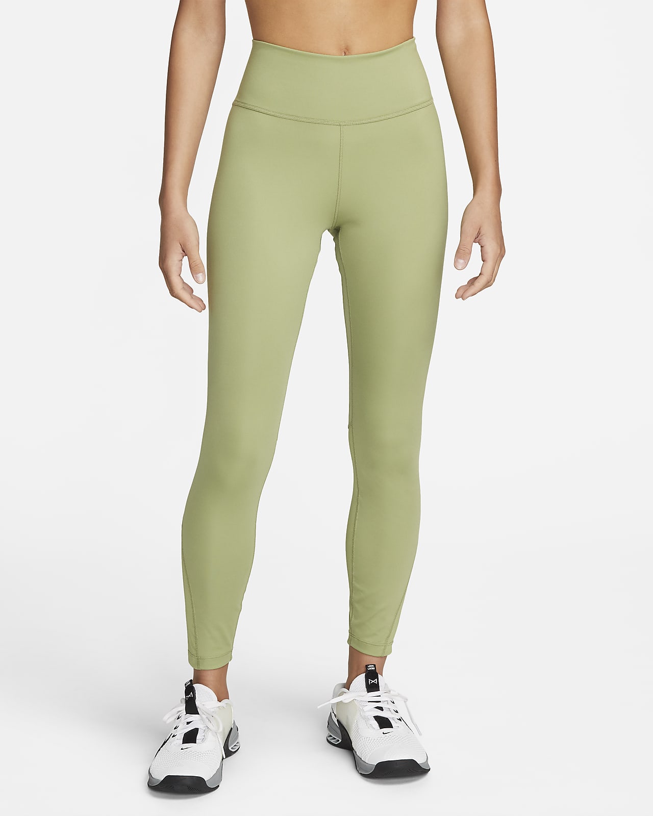 Nike One Leggings de 7/8 amb cintura mitjana amb panells de malla - Dona