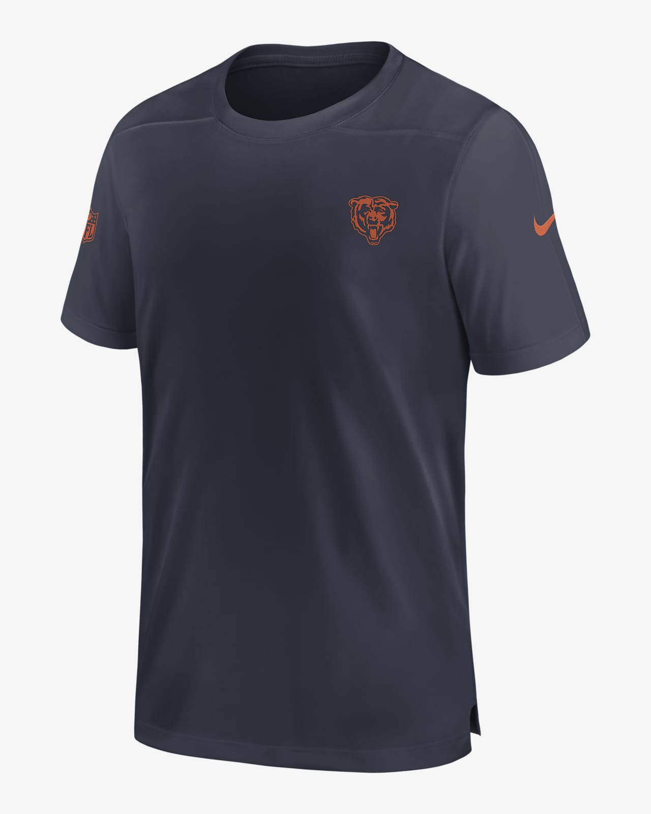 Nike Men's Dri-Fit Sideline Coach (NFL Chicago Bears) Long-Sleeve Top in Blue, Size: Medium | 00M241L7Q-0BK