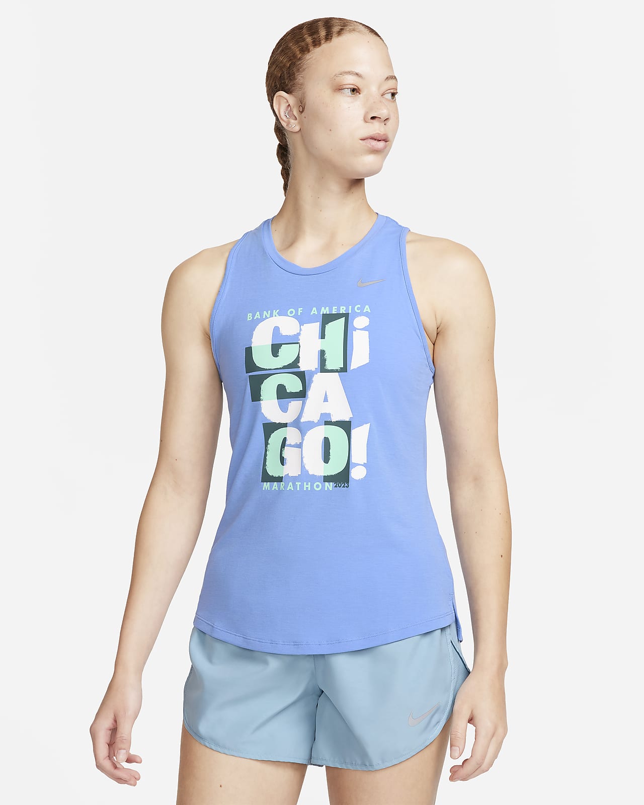 Nike Dri-FIT One Luxe Women's Slim Fit Tank.