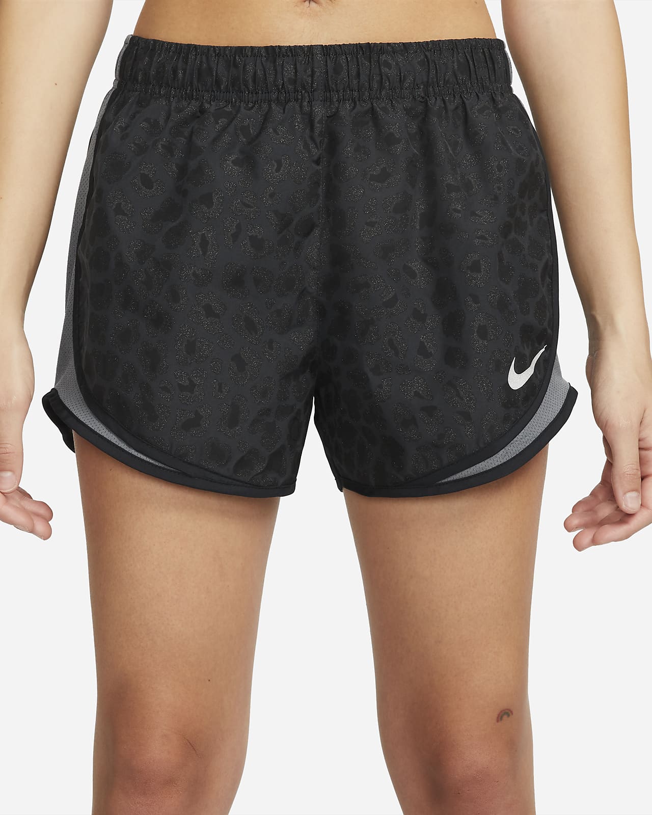  Nike Women's Dri-Fit Tempo Running Animal Print Shorts