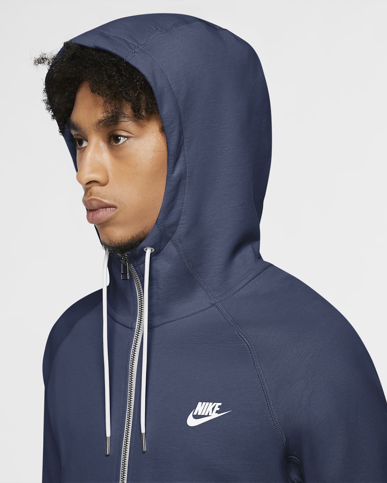 Full-Zip Fleece Hoodie. Nike LU