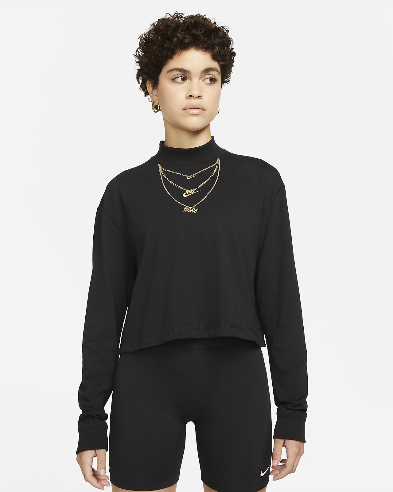 nike mock neck