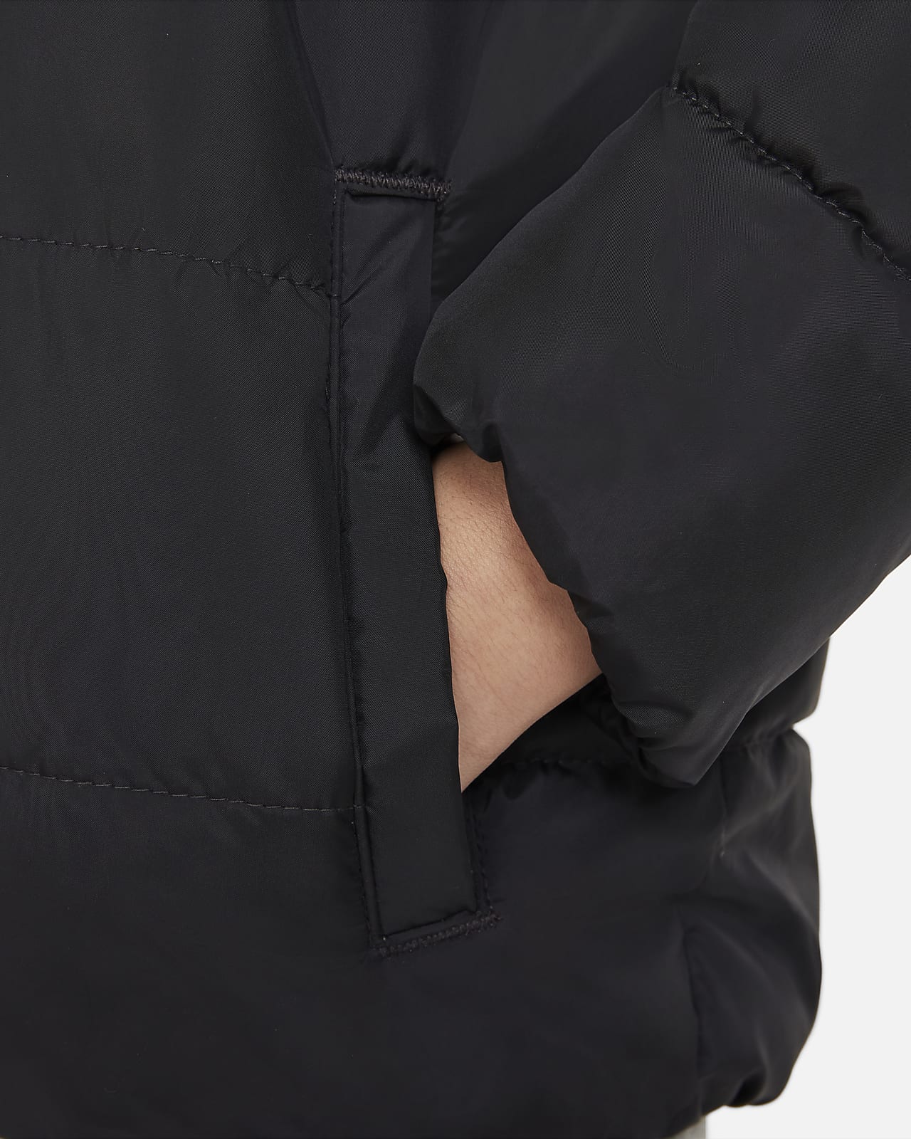 nike navy puffer jacket
