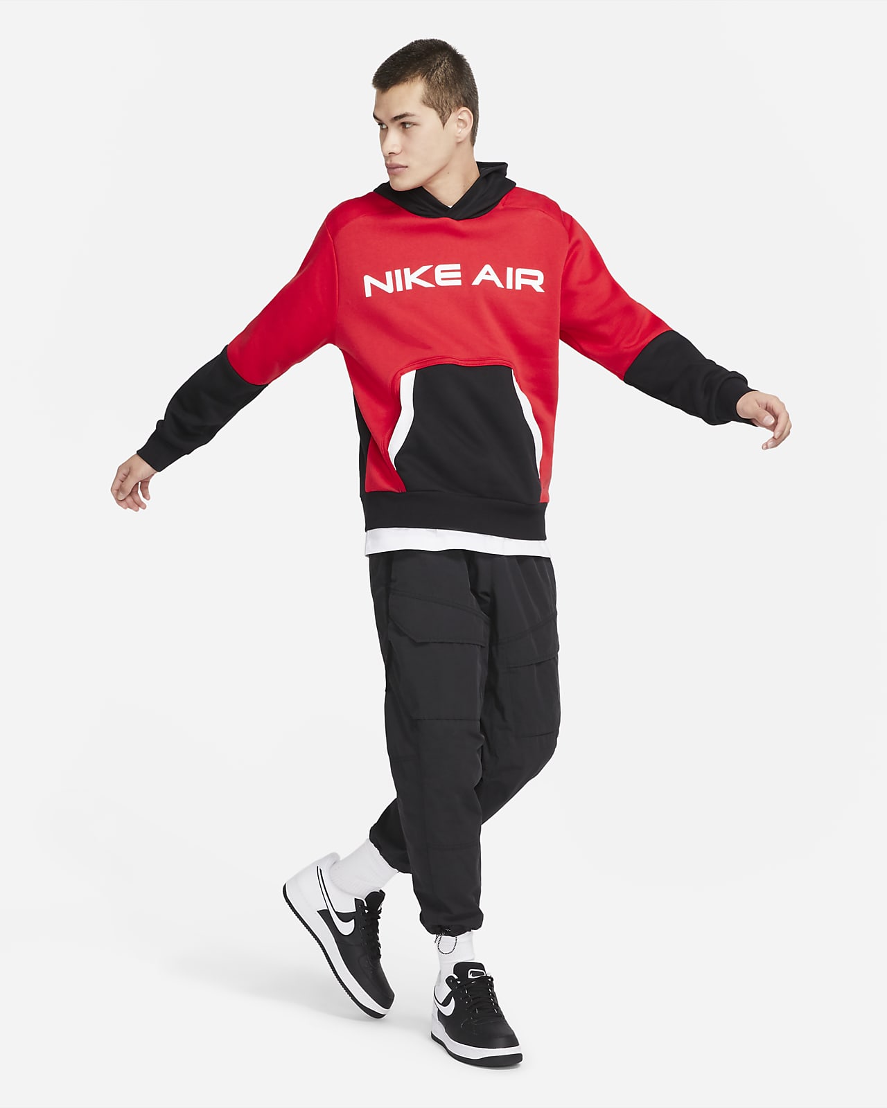 nike sportswear air pullover