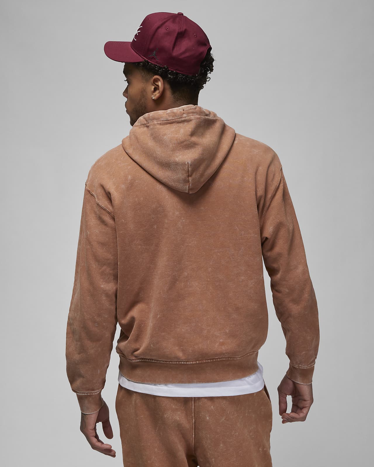 Washed Fleece Hoodie. Nike 