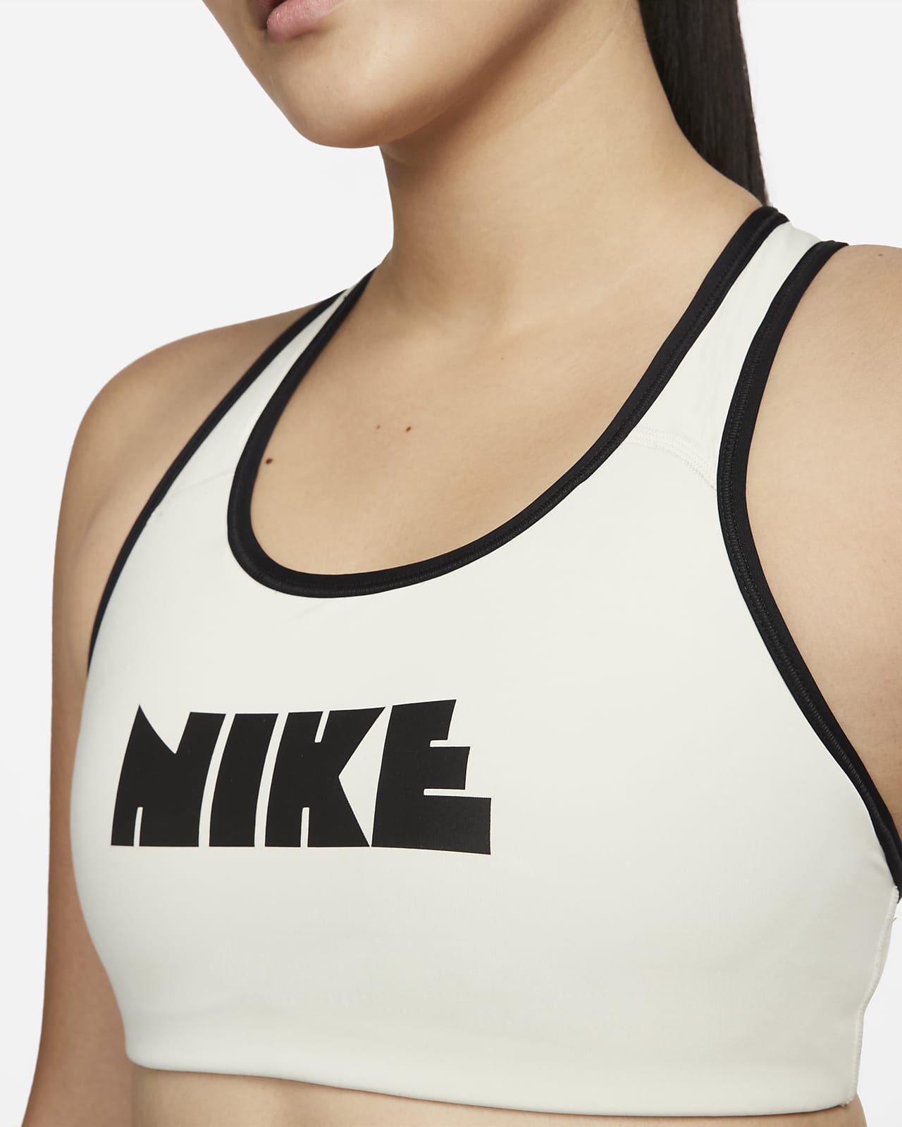 Nike Swoosh Circa 72 Women's Medium-Support 1-Piece Pad Racerback Sports Bra.