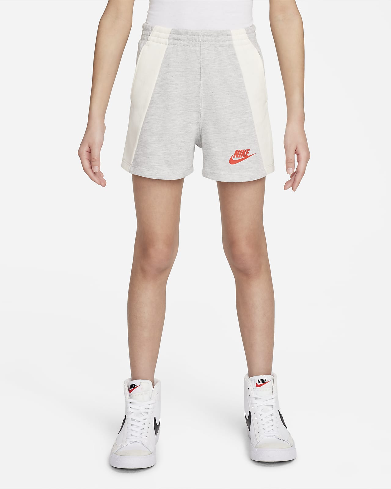 Nike XO Swoosh French Terry Shorts Little Kids' Shorts