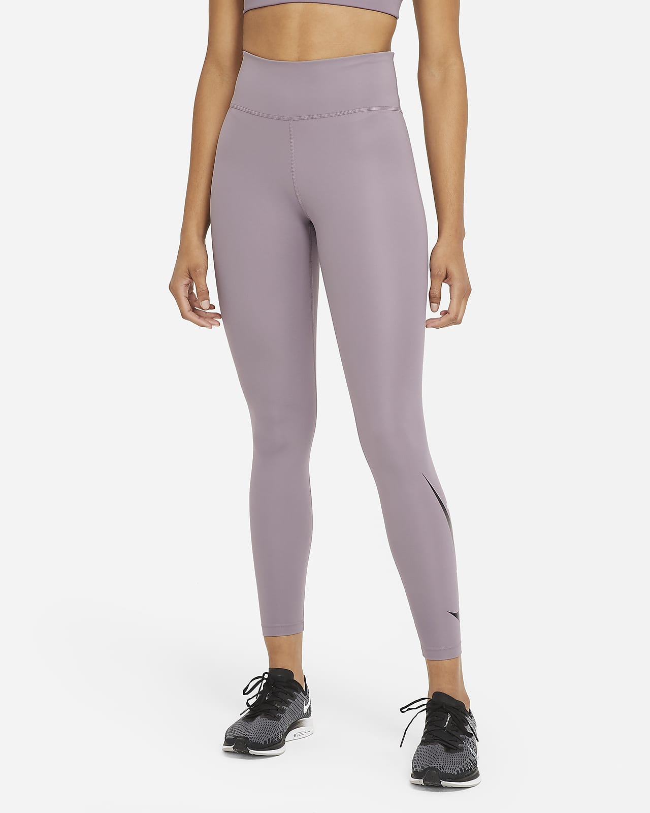 purple nike pro leggings