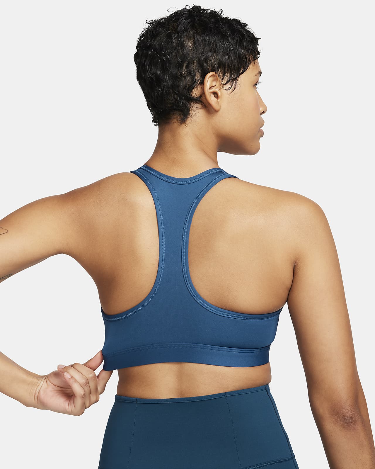 Nike Swoosh Medium-Support Women's Padded Graphic Sports Bra. Nike CH