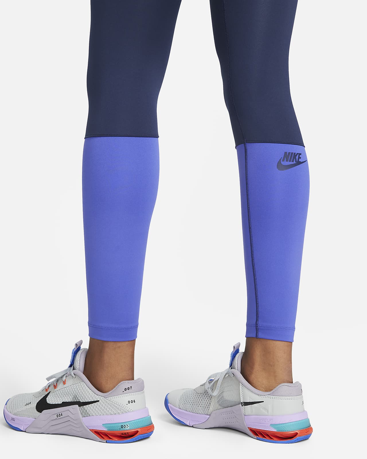 Nike Dri-FIT One Women's High-Waisted Dance Leggings - Blue - 50% Sustainable Materials