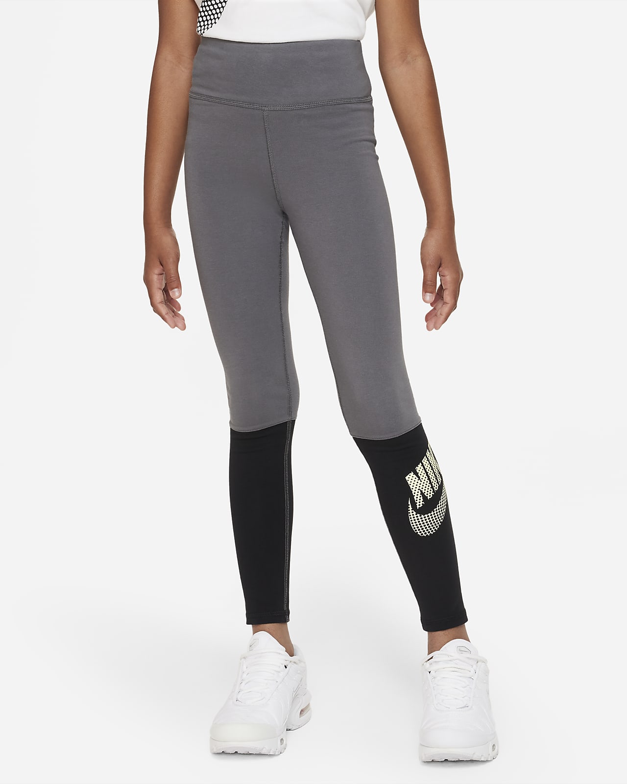 Nike Sportswear Favorites Danslegging met hoge taille voor meisjes. Nike BE