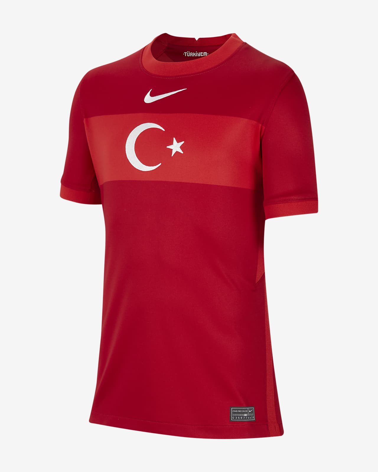 Turkije 2020 Uit Voetbalshirt voor kids. Nike BE