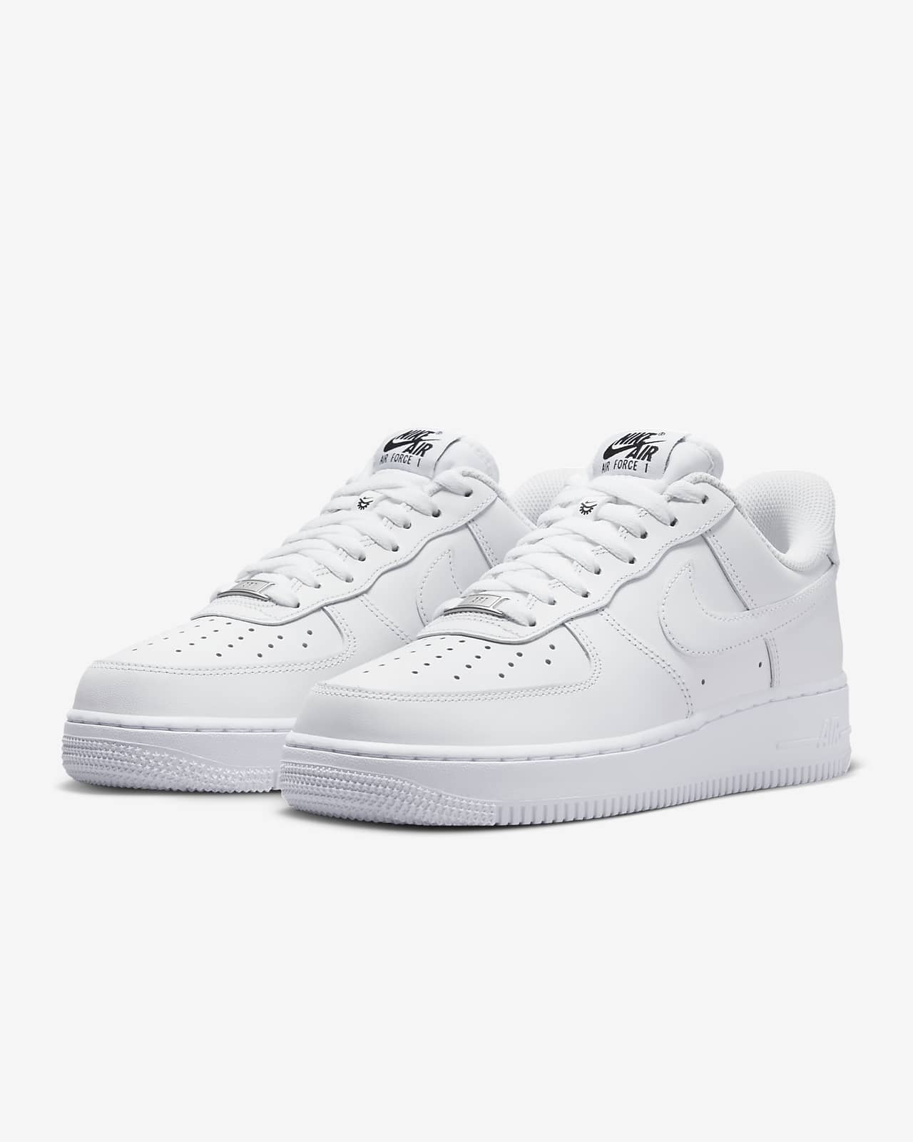 Nike Women's Air Force 1 '07 EasyOn Shoes in White, Size: 5 | DX5883-102