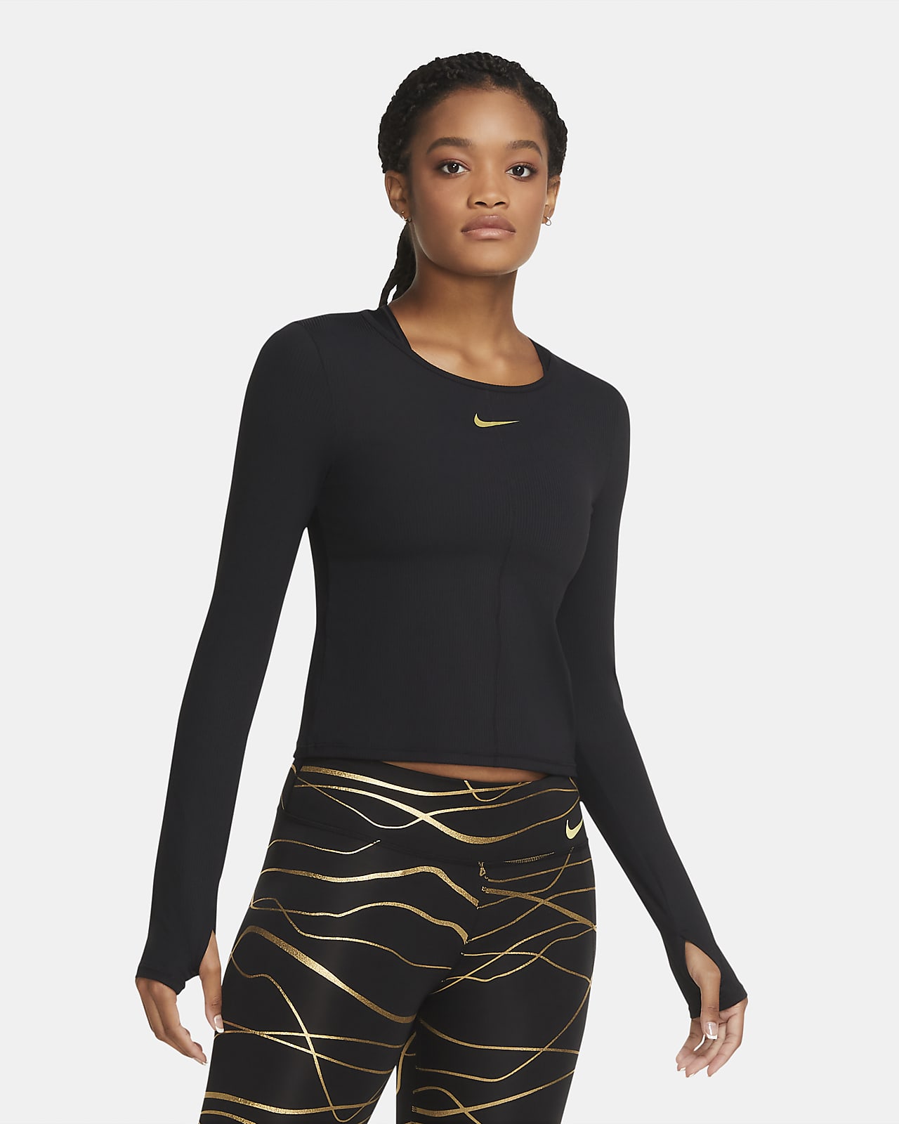 womens nike running top long sleeve