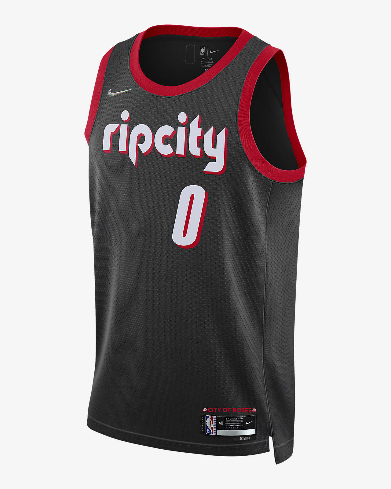 Portland Trail Blazers City Edition Nike Dri-FIT NBA Swingman-trøje