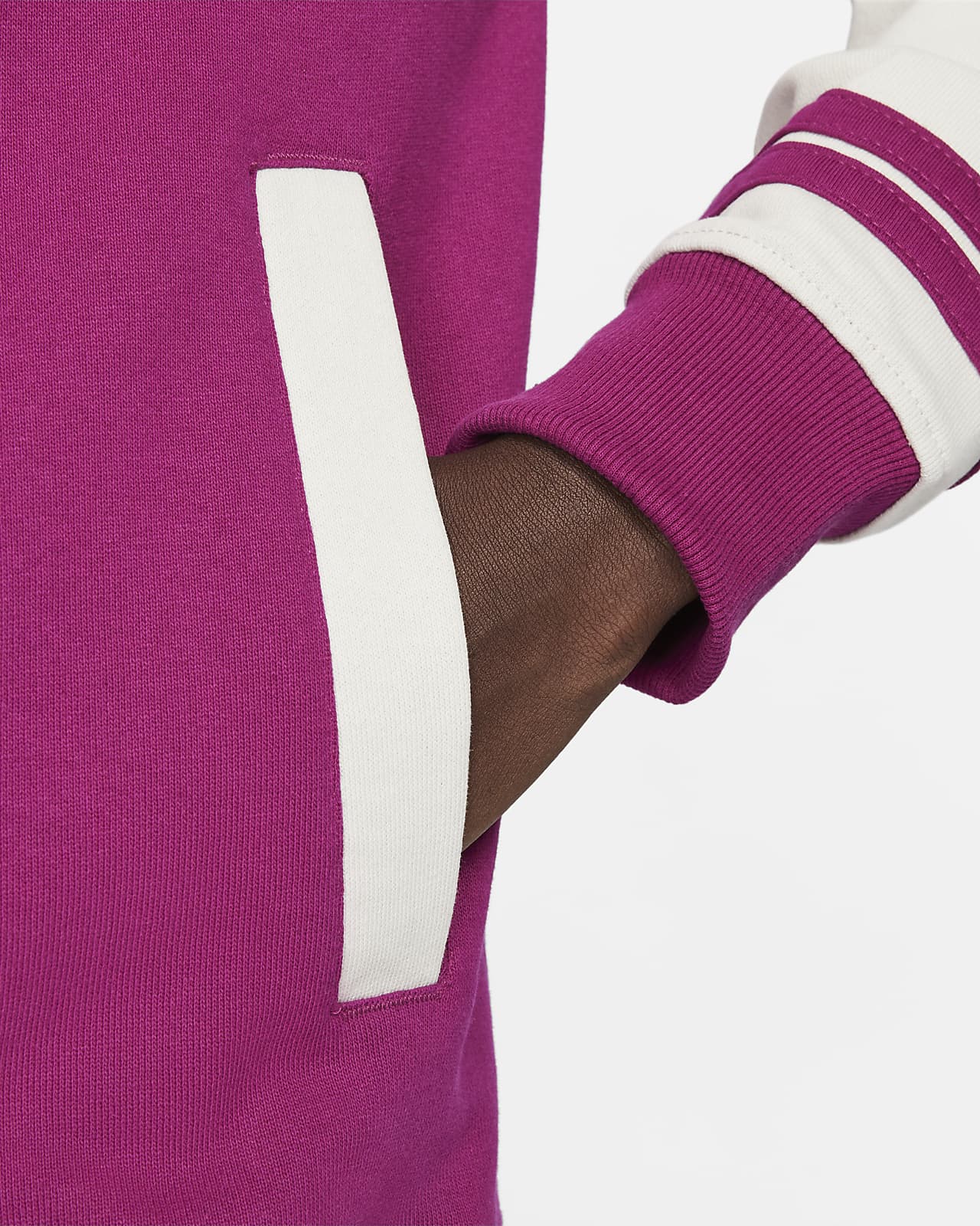 Nike Sportswear Men's Fleece Varsity Jacket. Nike IE