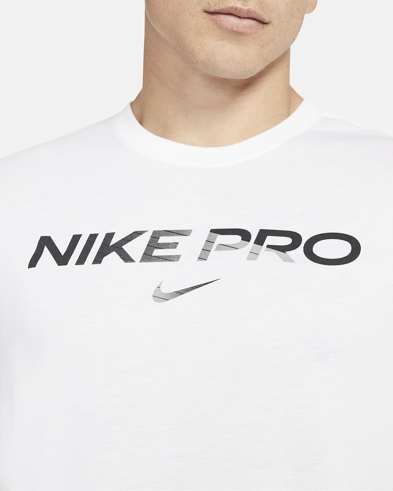 nike pro white