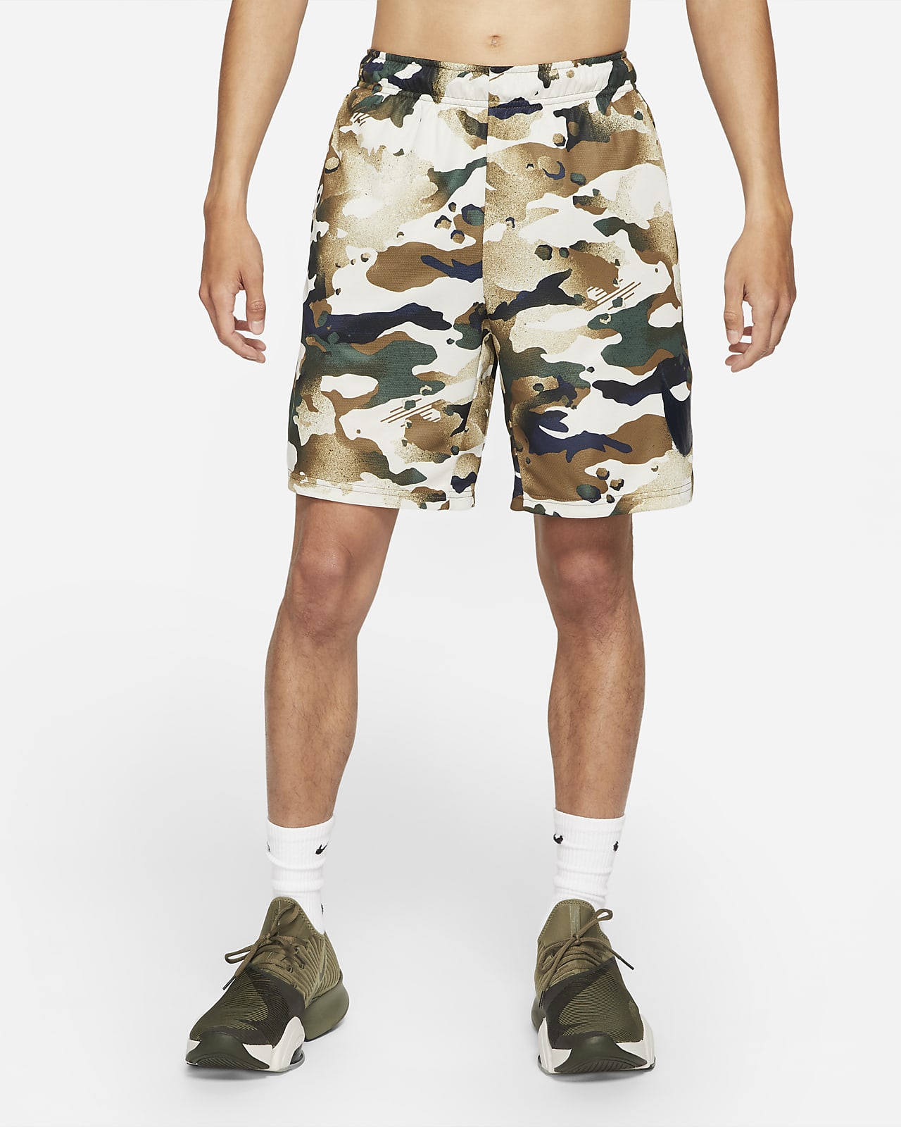 nike dri fit shorts camo