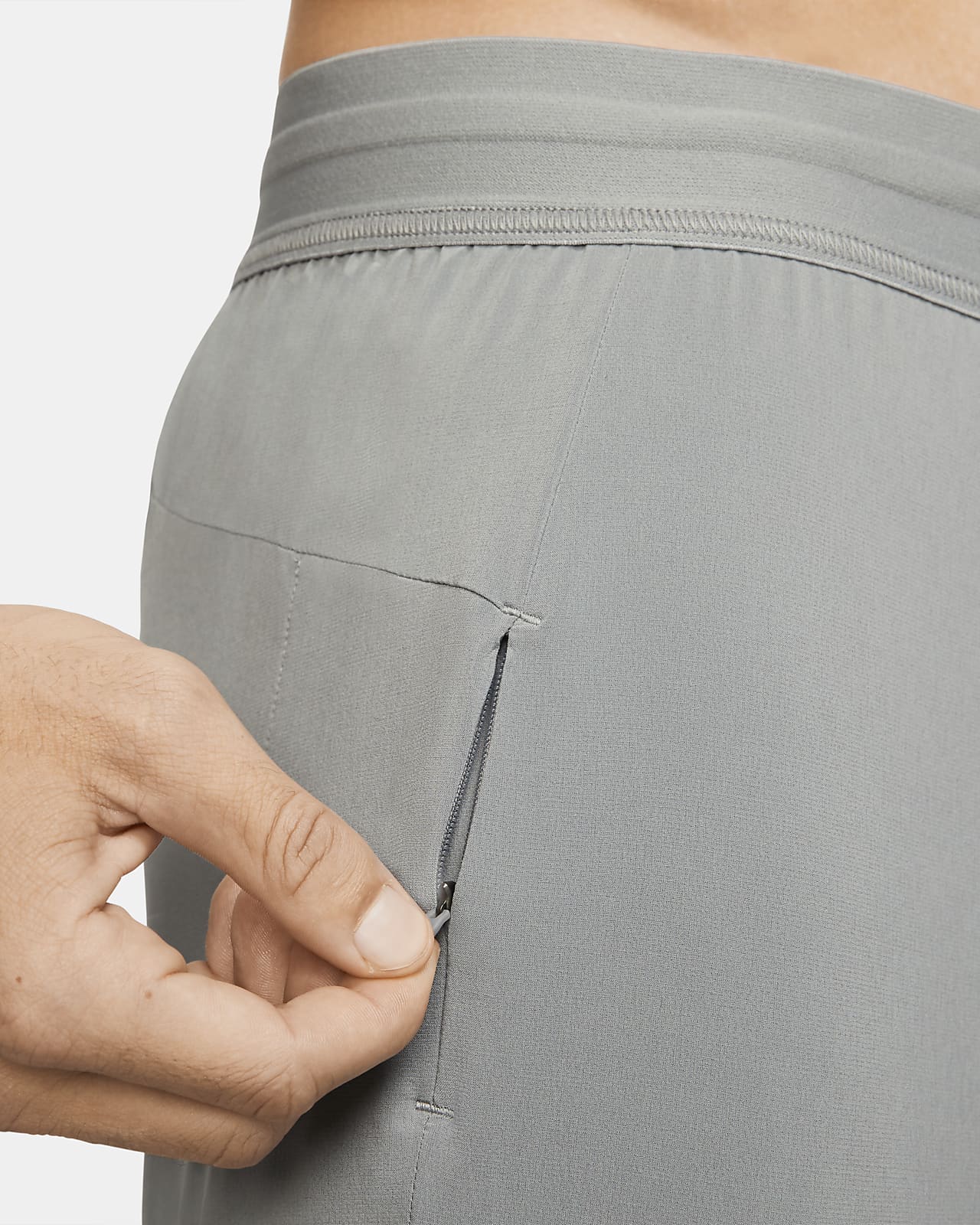 nike 2 in 1 shorts grey