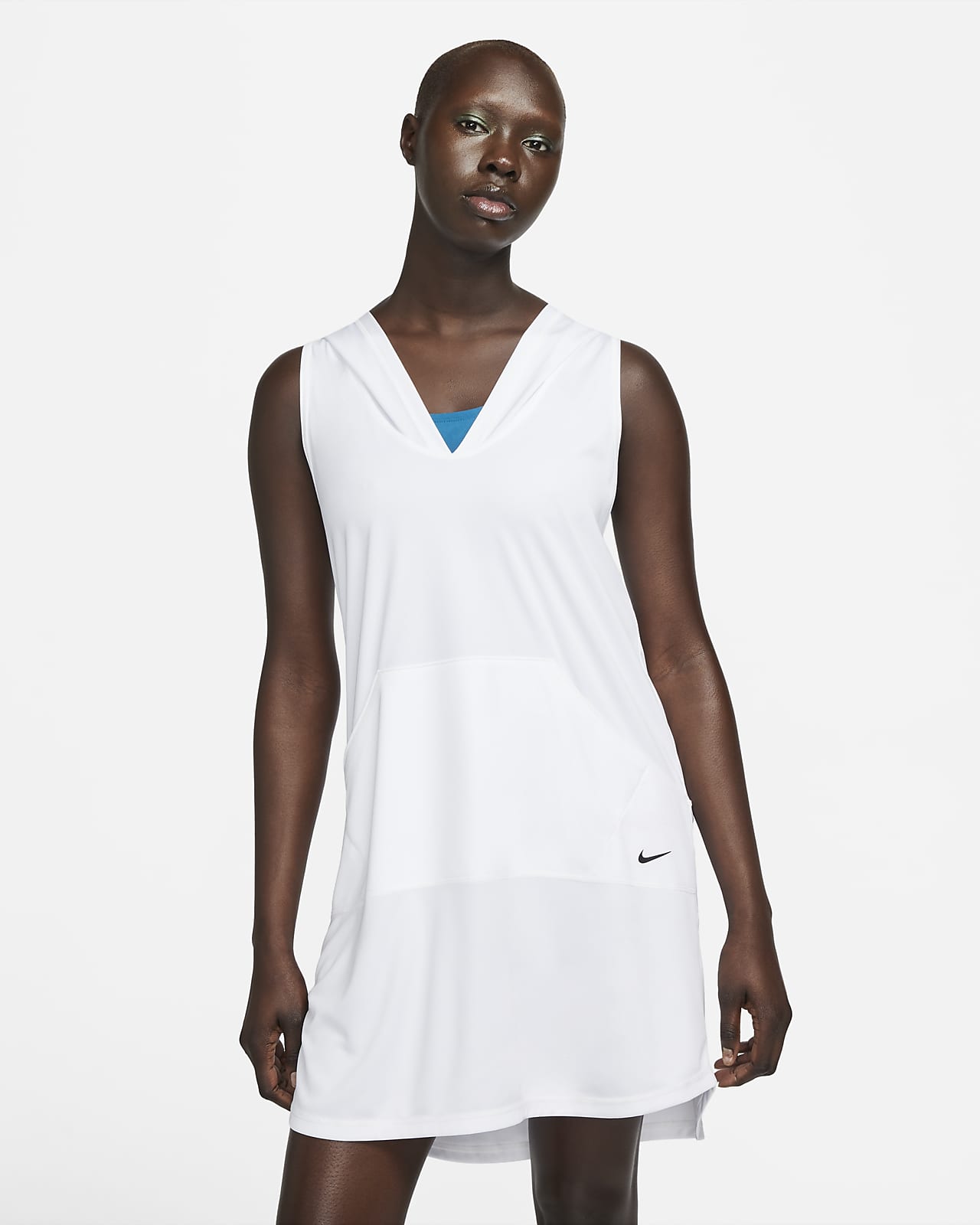 Nike Solid Cover-Up Women's Hooded Dress