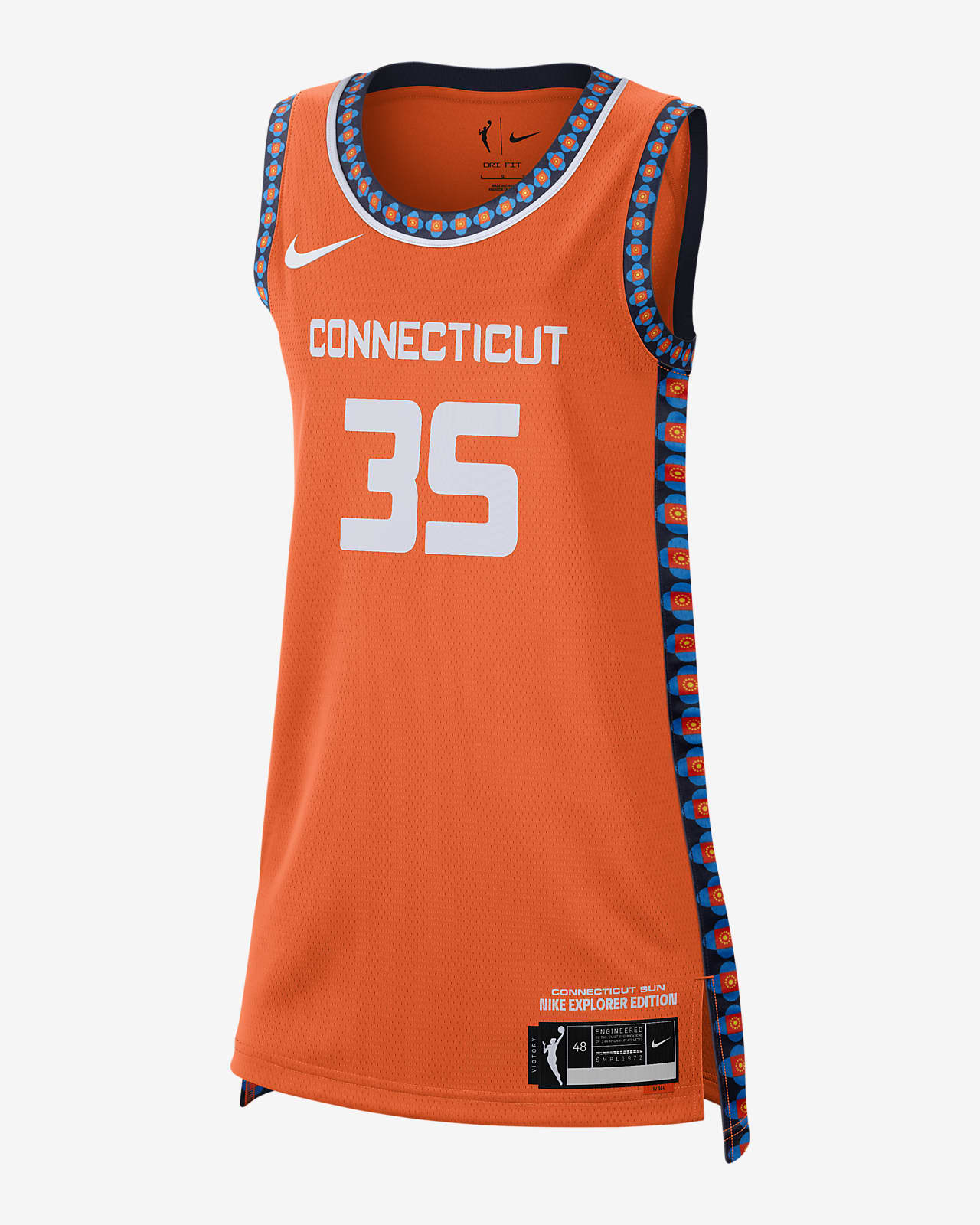 Connecticut Sun Explorer Edition Nike WNBA Victory Jersey