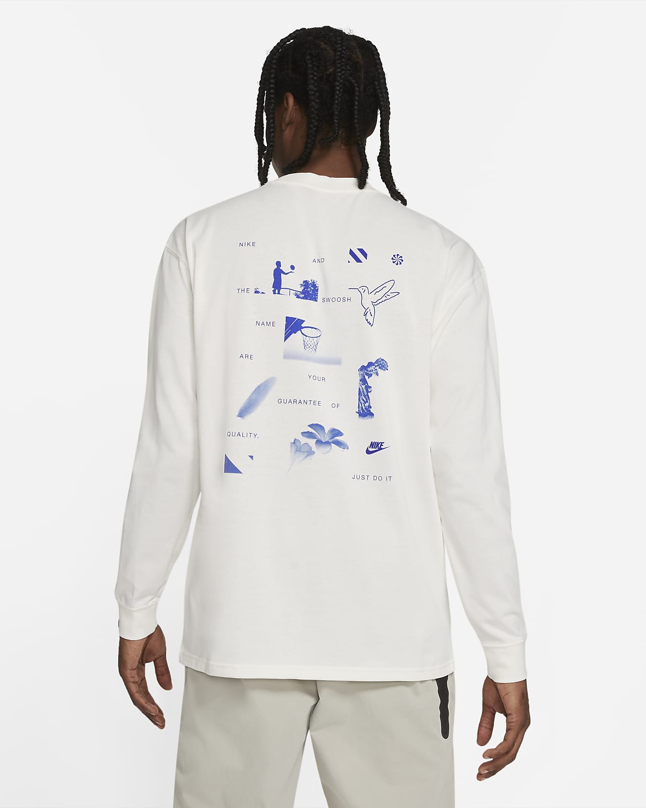 long sleeve just do it shirt