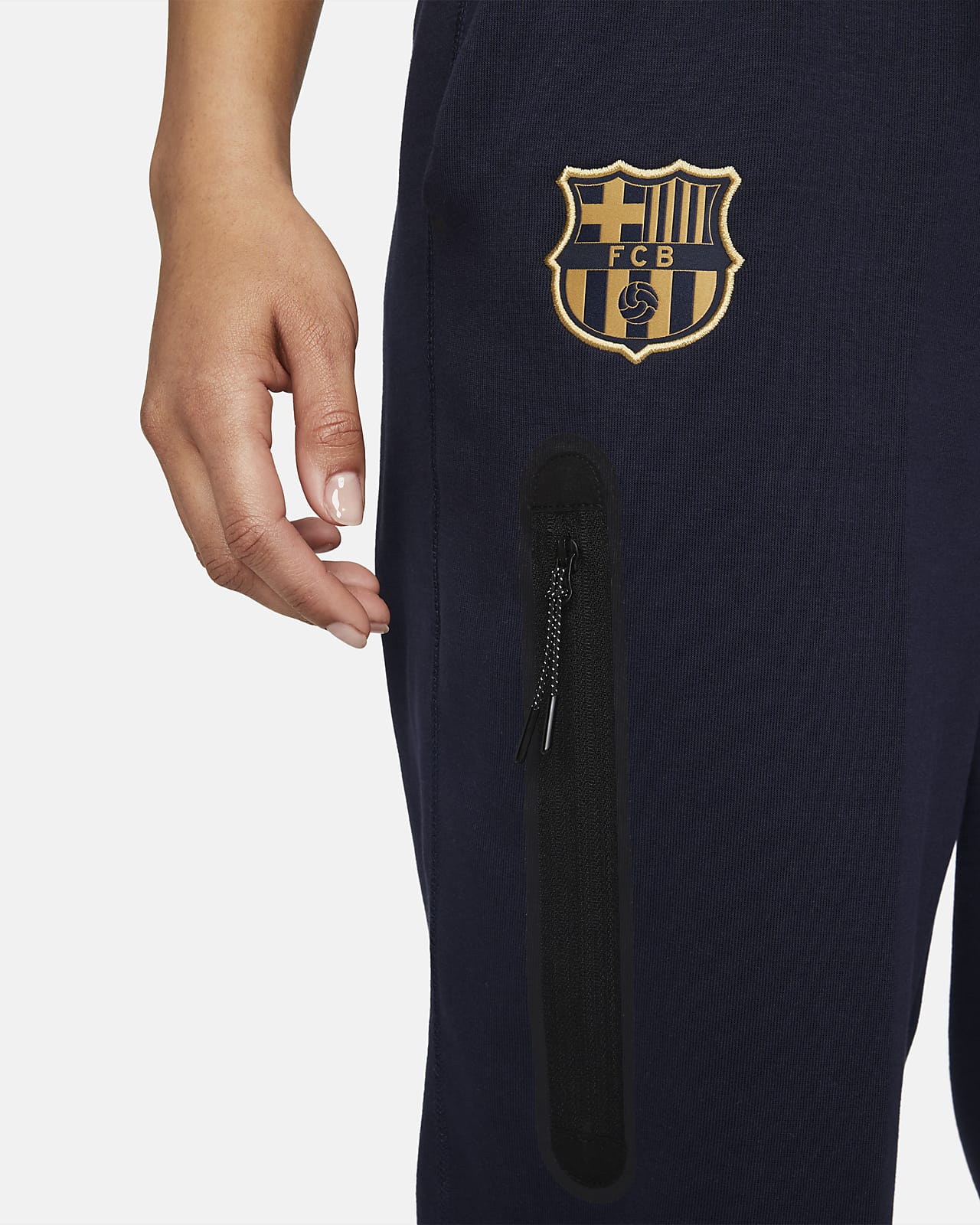 F.C. Barcelona Tech Fleece Women's High-Rise Trousers. Nike SA