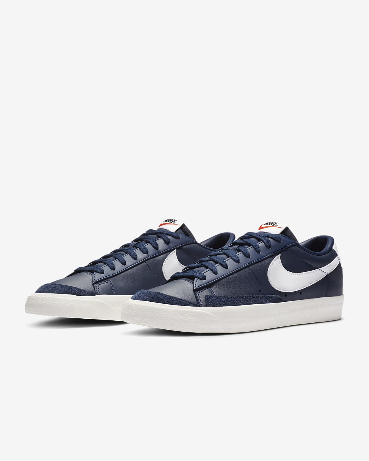 nike blazer low navy blue