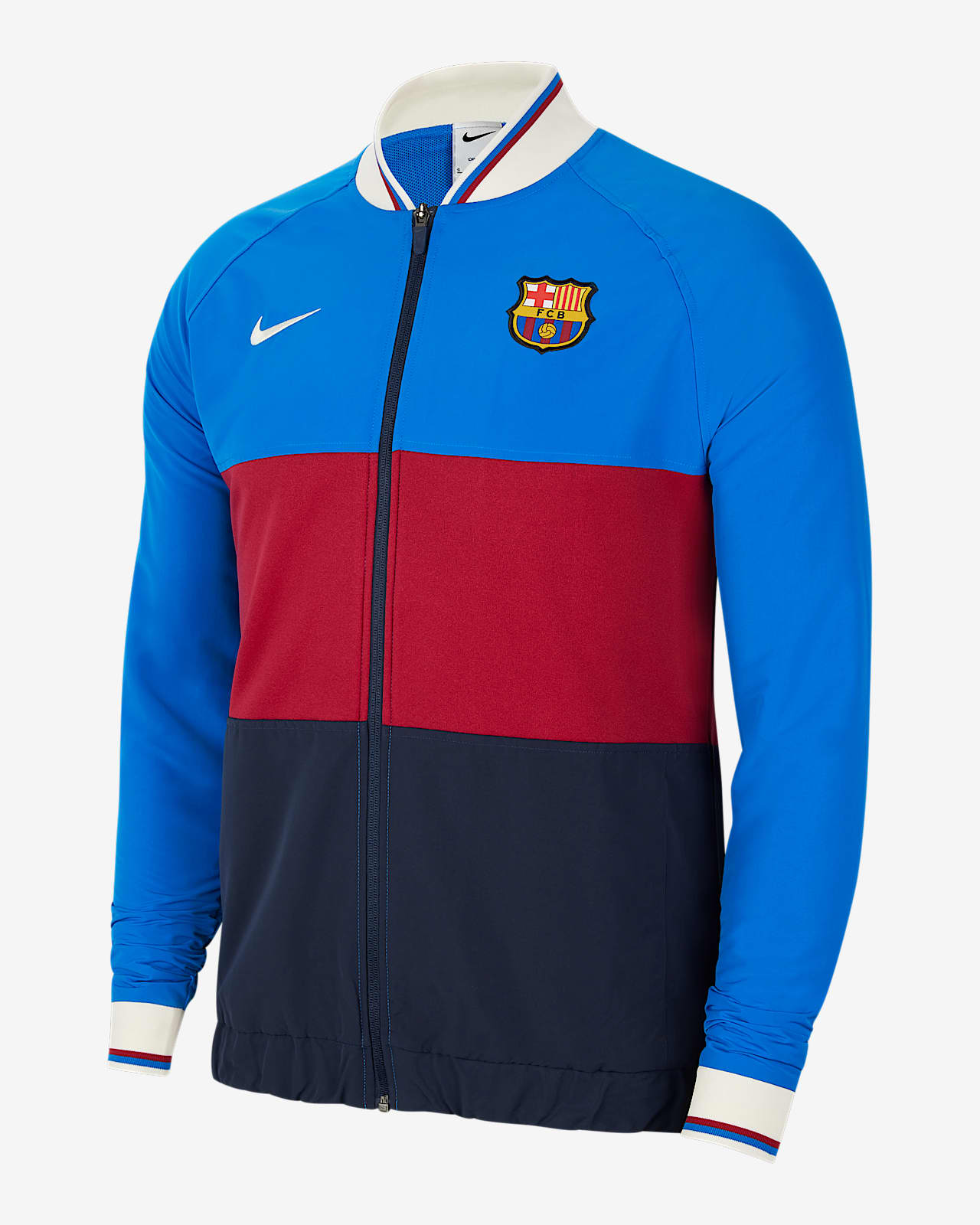 FC Barcelona Chaqueta deportiva de fútbol con cremallera completa - Hombre.  Nike ES