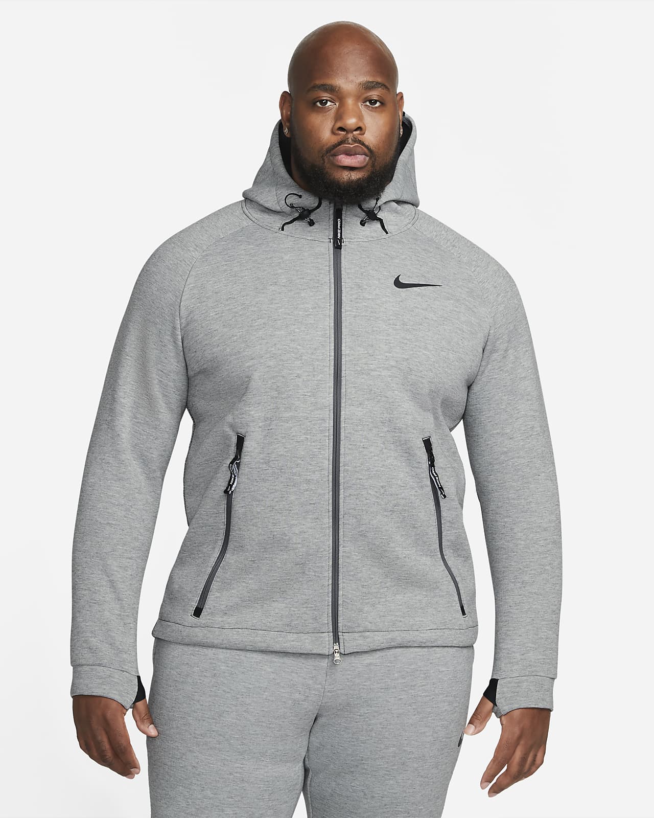 Nike Pro Therma-FIT Men's Full-Zip Fleece Jacket. Nike ZA