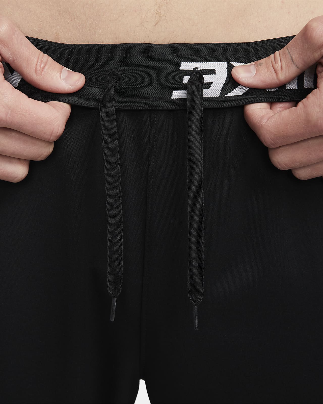 Nike Dri-Fit Swoosh Tapered Long Pants Black