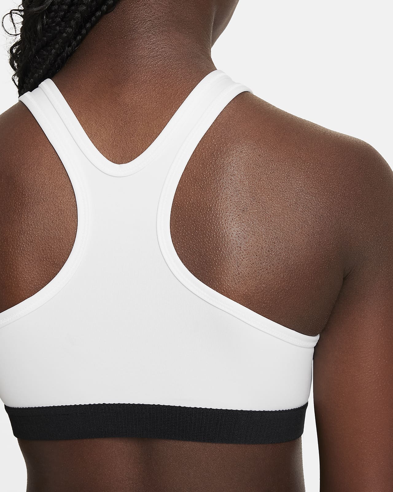 Nike Sports Bra Dri-FIT Swoosh - Black/White Women
