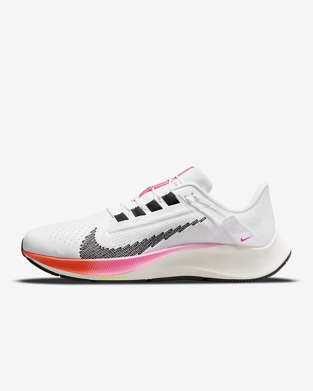 高品質 White Grey Black Flyease 38 Pegasus Zoom Air Shoes Men S Nike フライイーズ 38 ペガサス ズーム エア シューズ メンズ 取寄 ナイキ シューズ