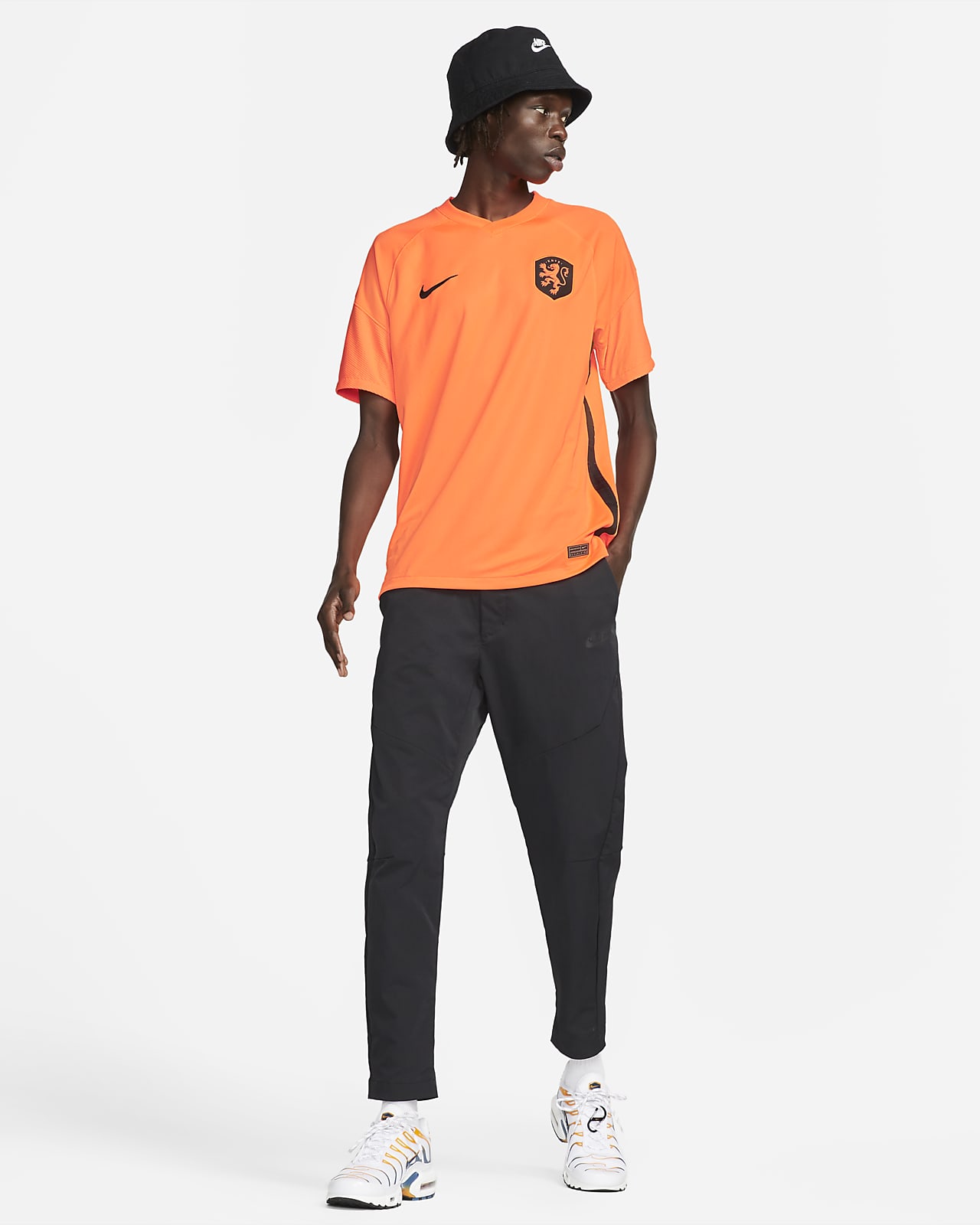 Nike Netherlands 2022/23 Stadium Away Men's Dri-fit Soccer Jersey In Blue