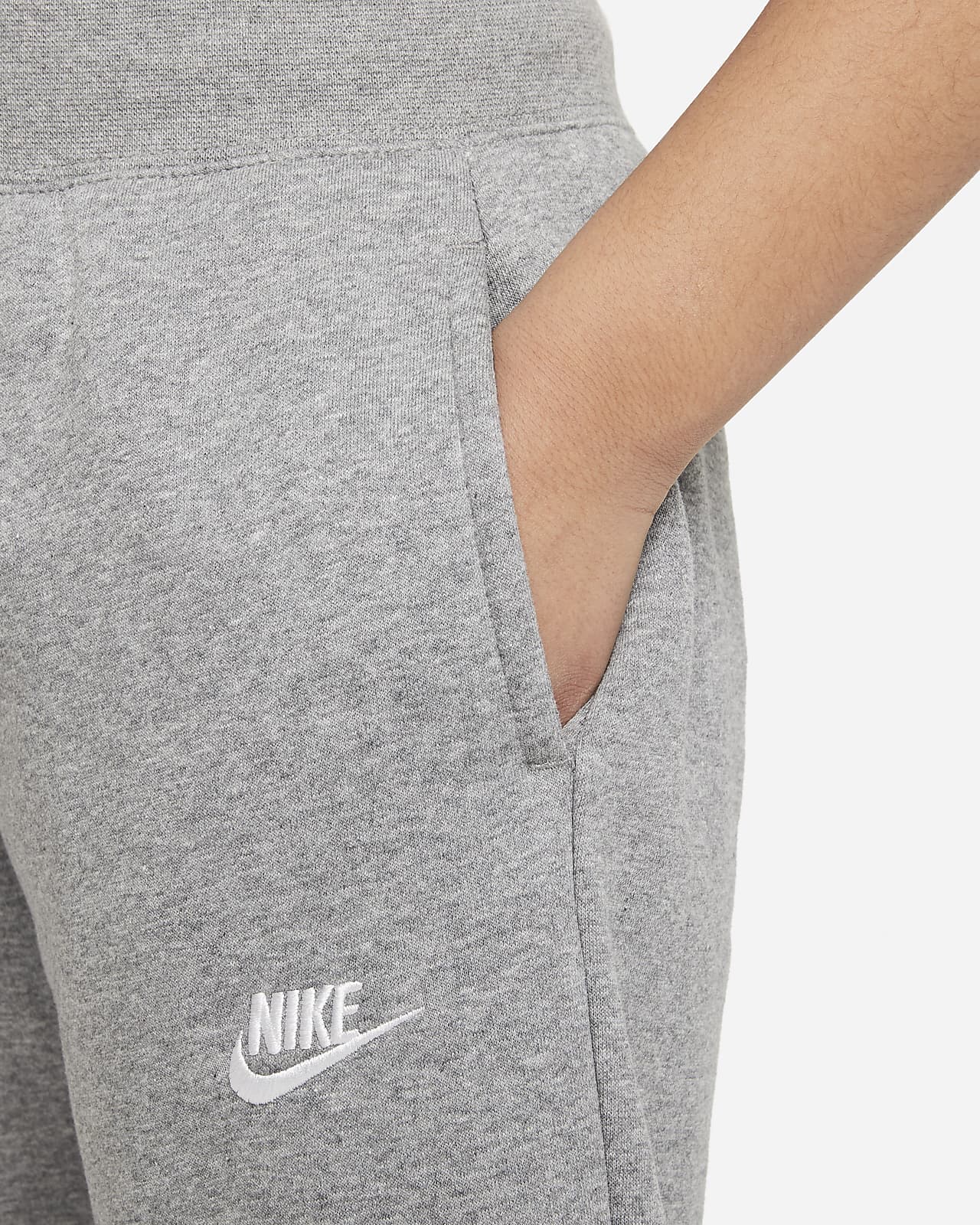 Nike Sportswear Pantalon de survêtement - grey heather/white/gris