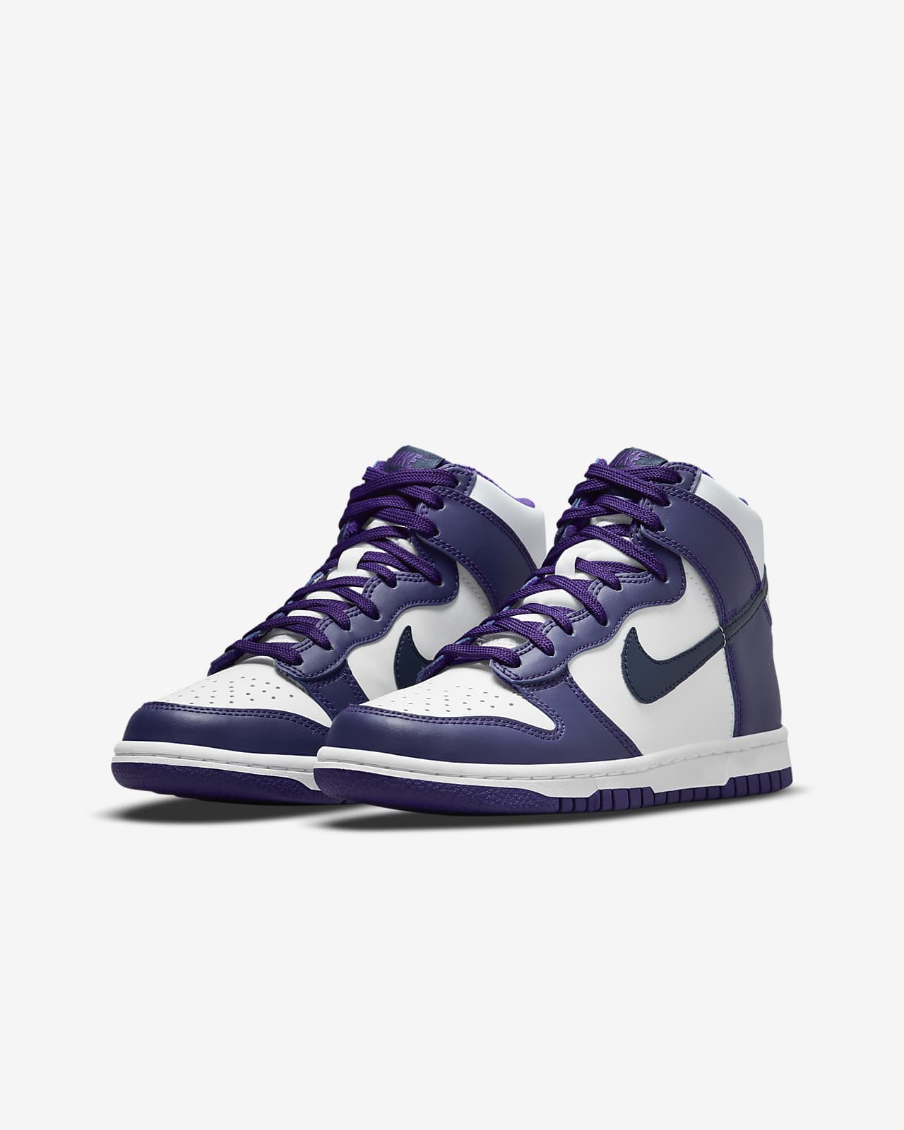 purple nike shoes kids