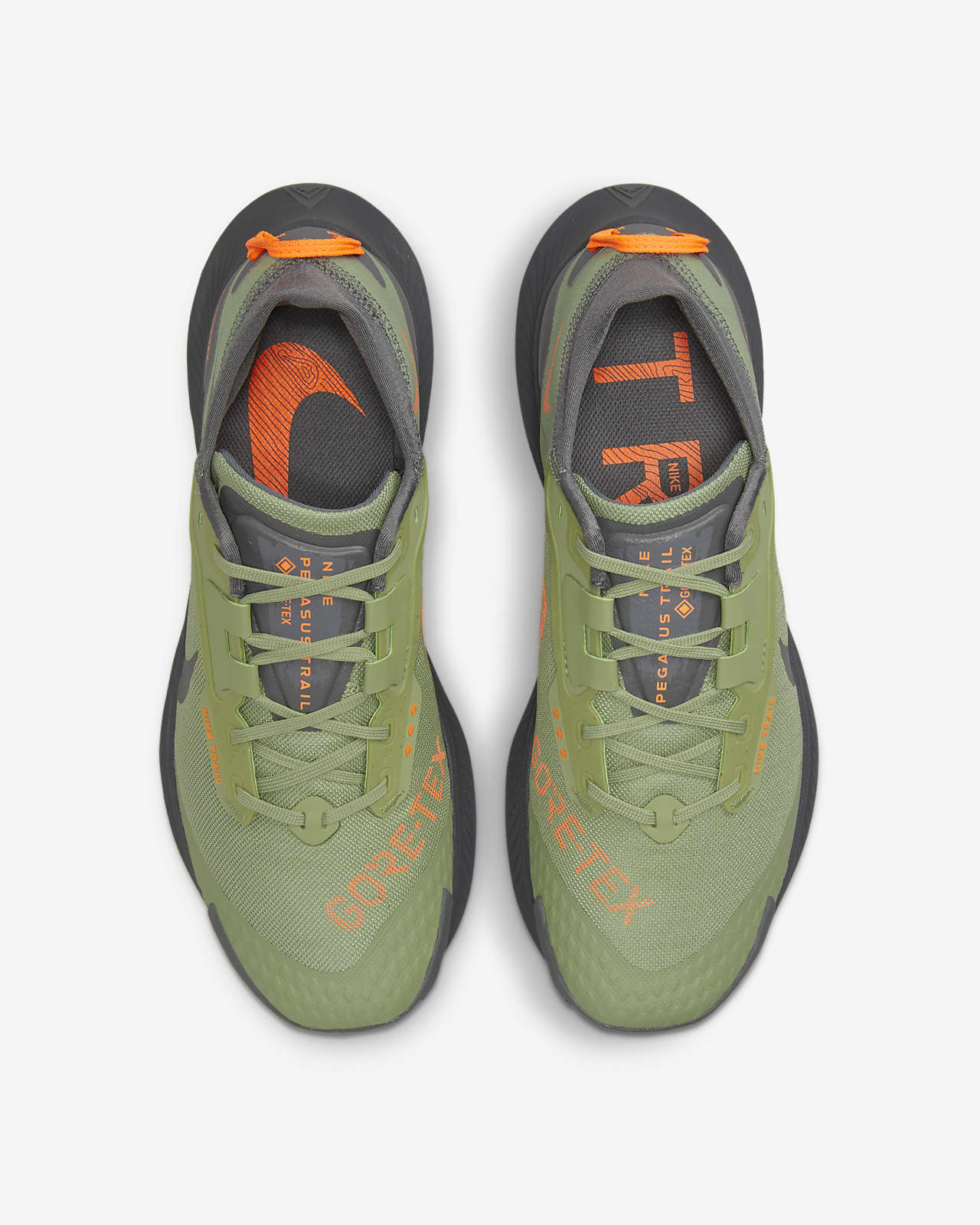 nike running naranja