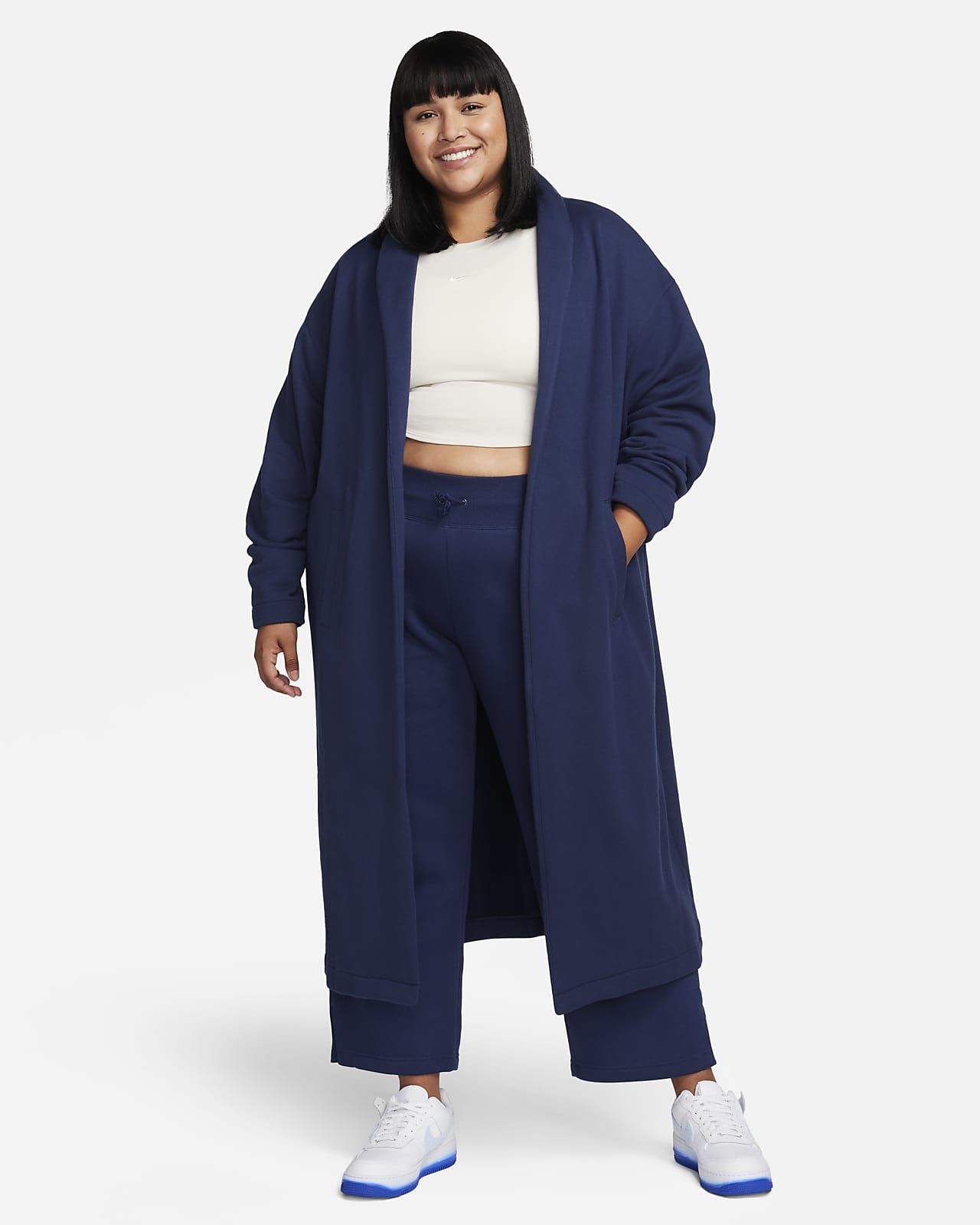 Sportswear Fleece (Plus Duster Size). Nike Women\'s French Terry Modern Oversized