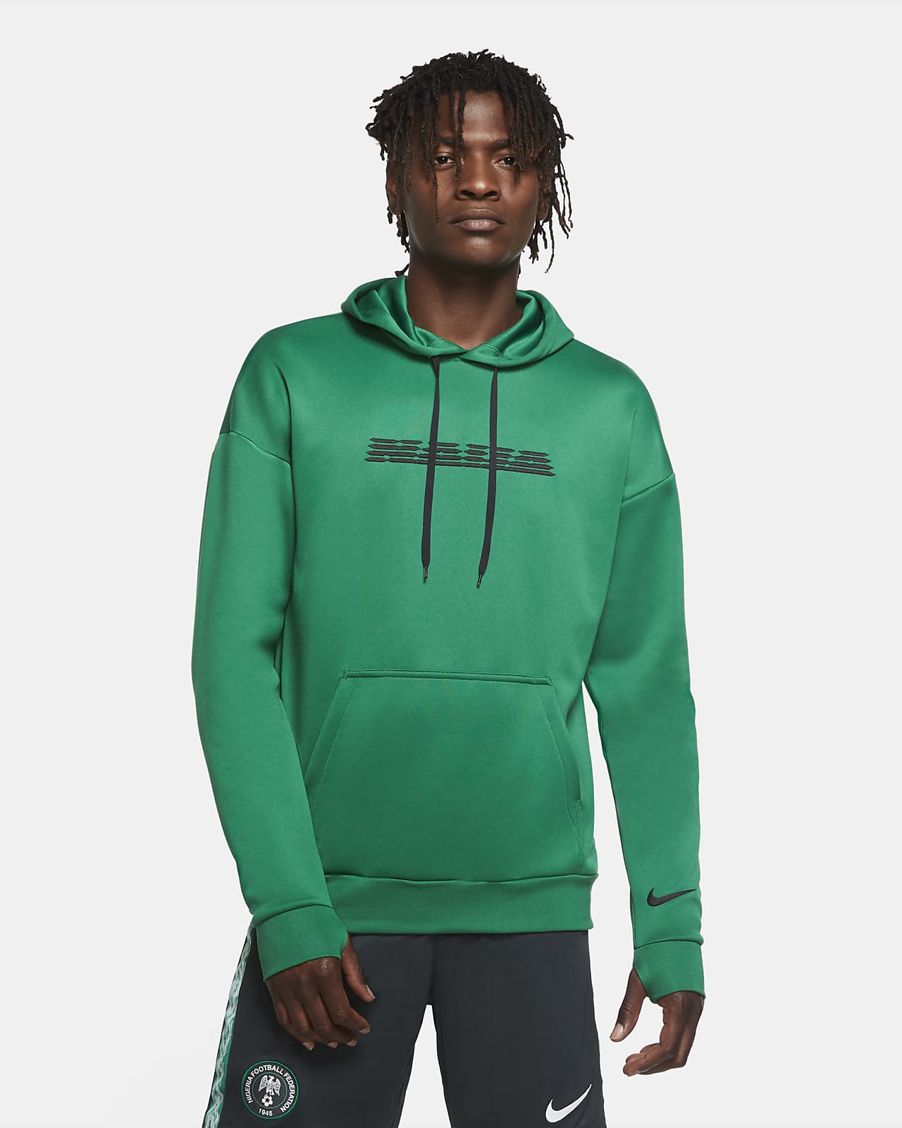 pine green hoodie nike