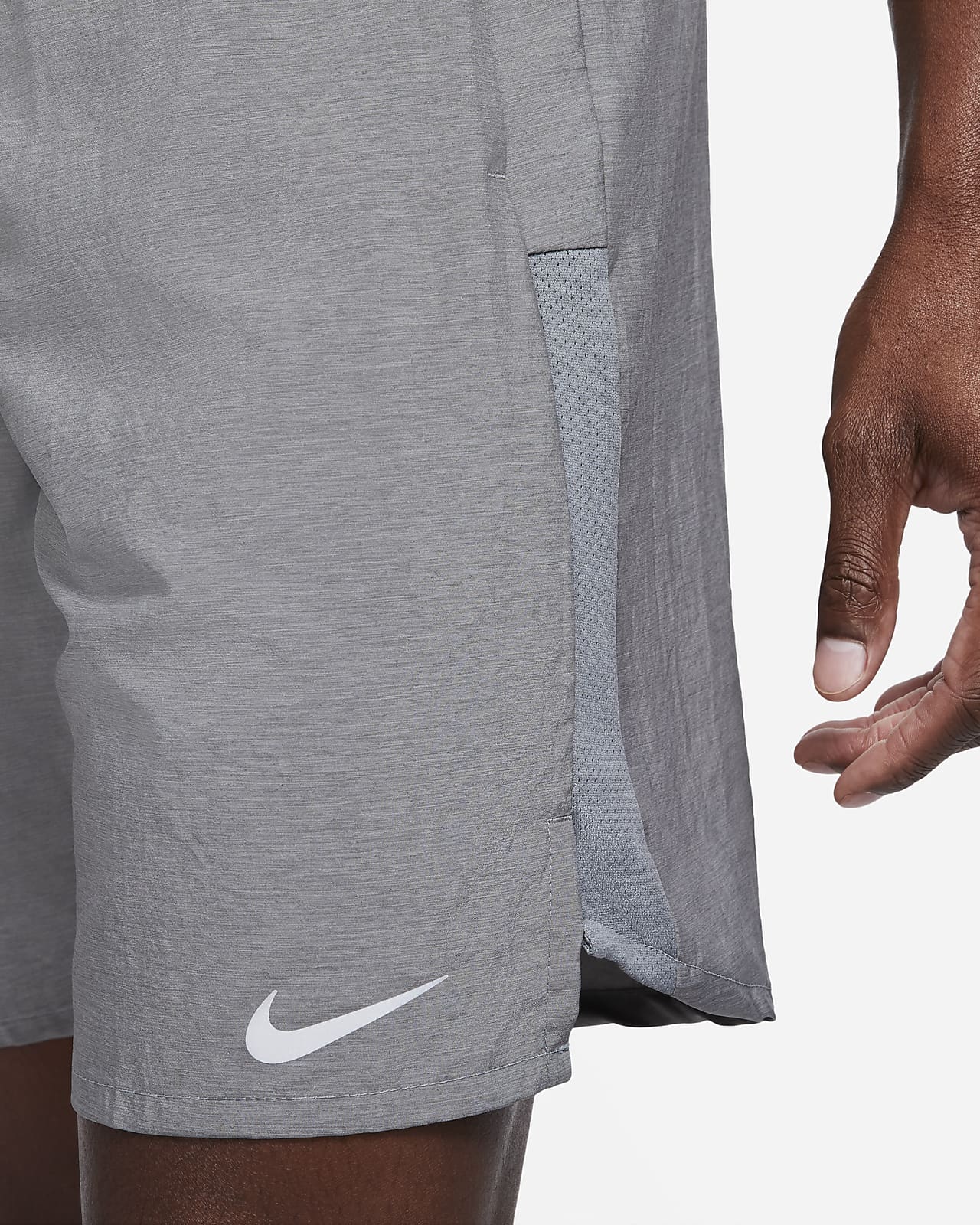 nike challenger grey shorts