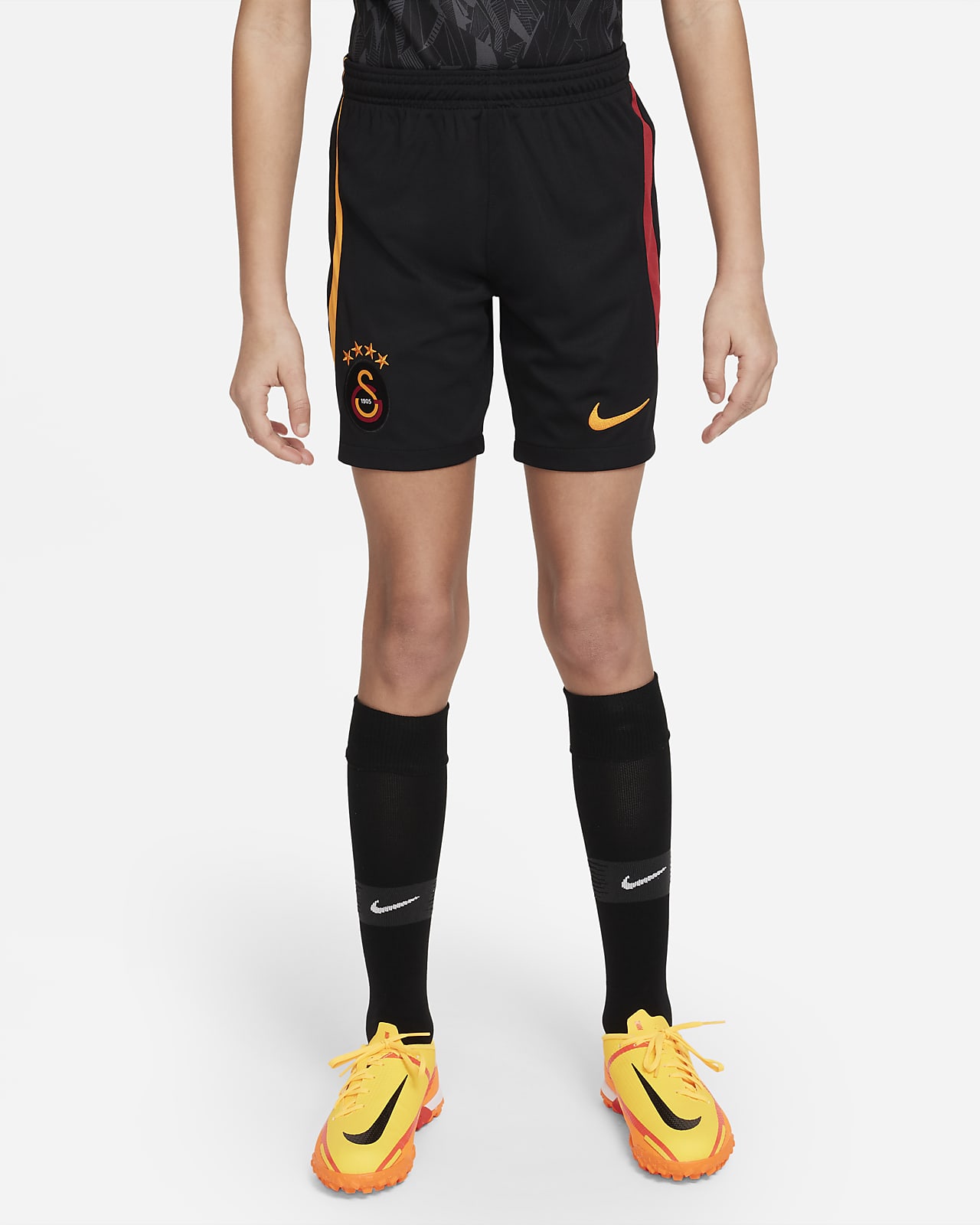 Spodenki piłkarskie dla dużych dzieci Nike Dri-FIT Galatasaray Stadium 2022/23 (wersja domowa/wyjazdowa) 