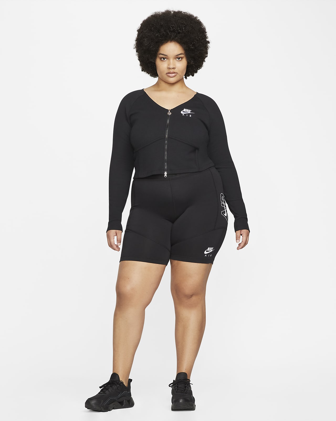 nike plus size air bike shorts