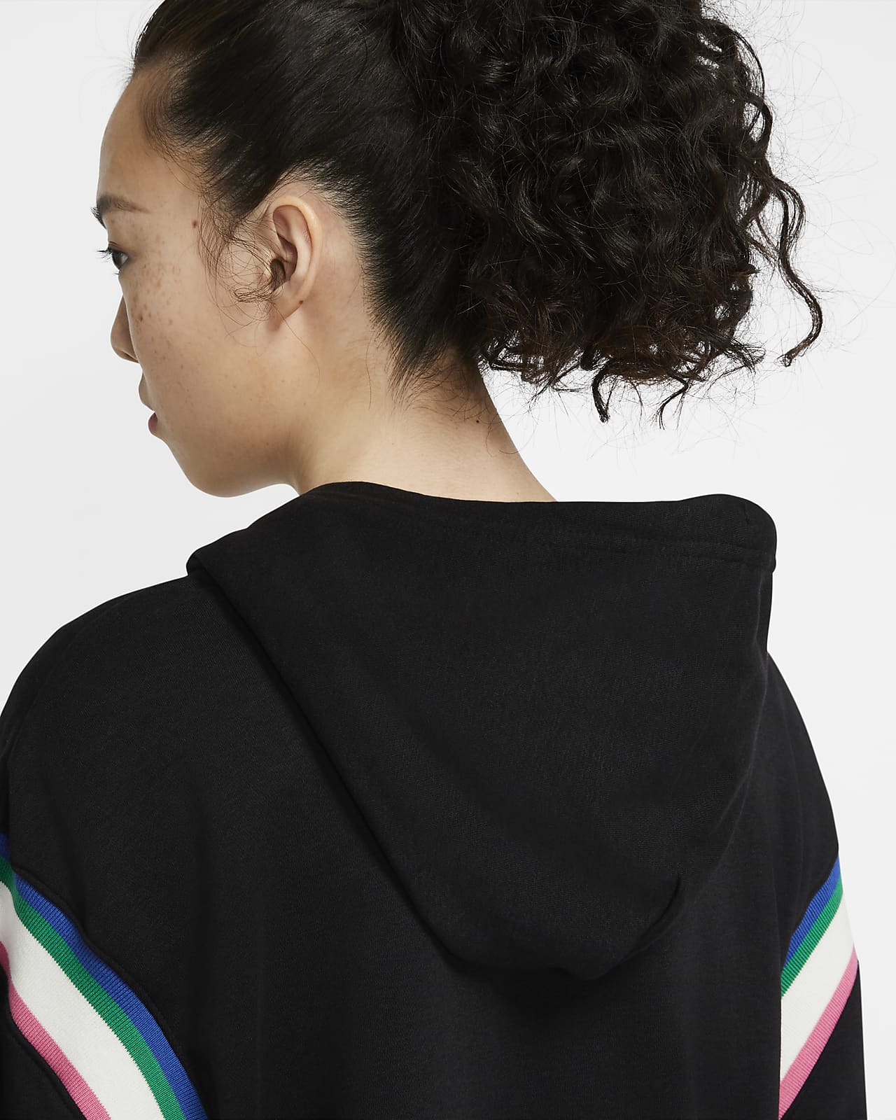 women's nike sportswear heritage fleece hoodie