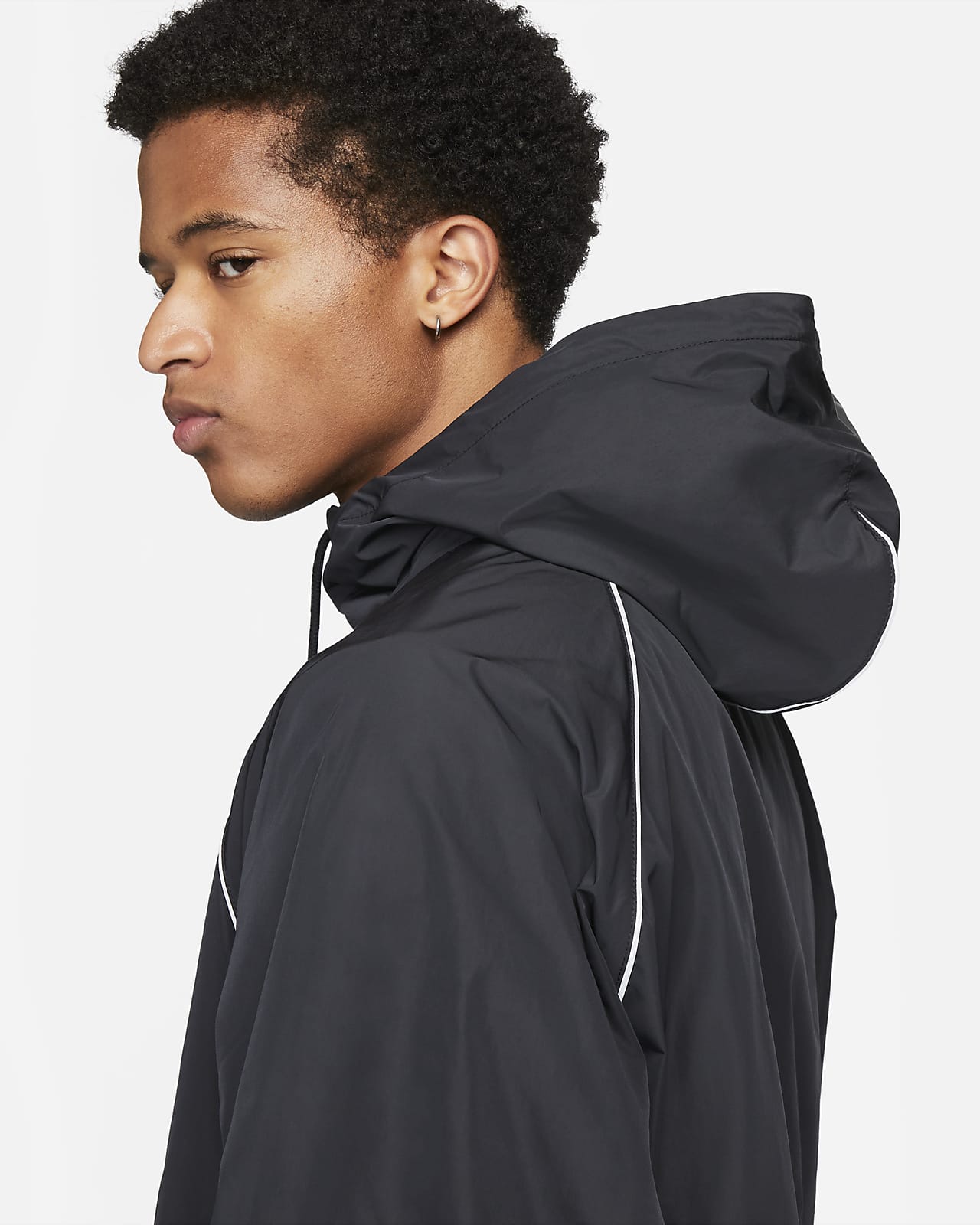 Nike Air Men's Full-Zip Hooded Woven Jacket. Nike AE